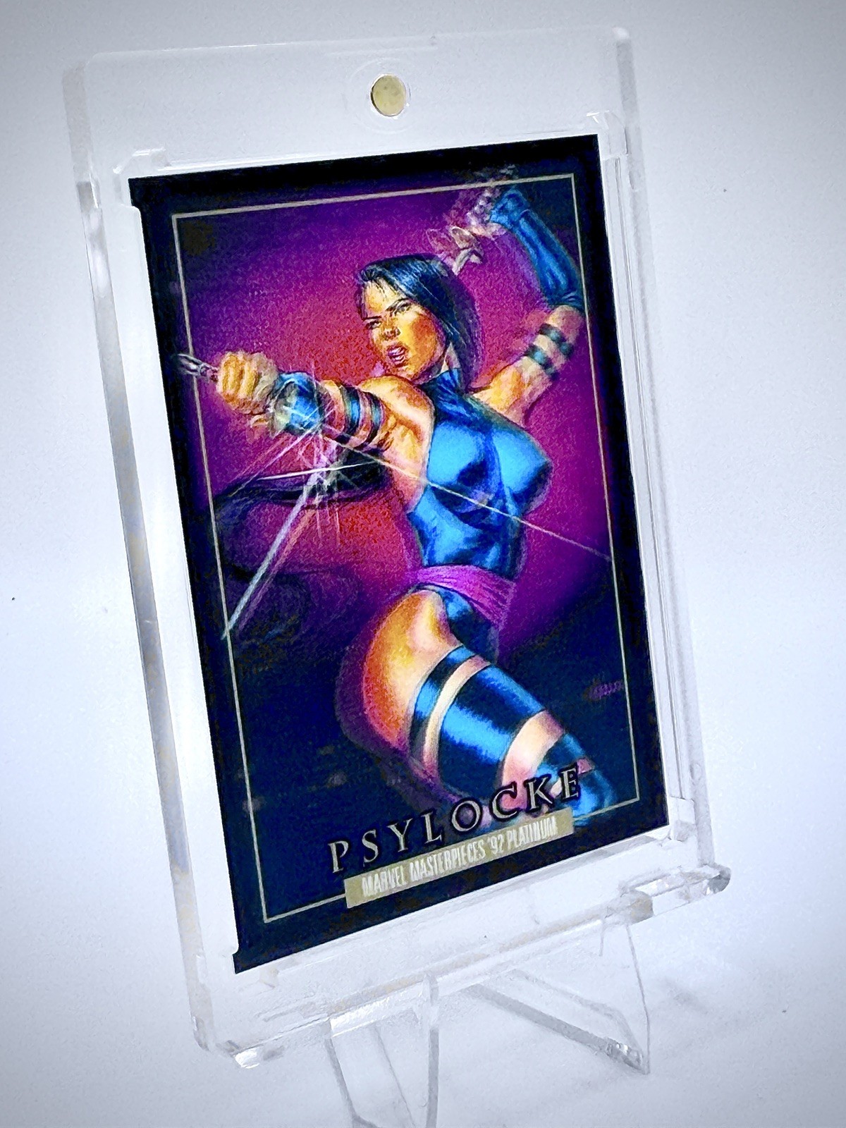 Psylocke - 2024 Upper Deck Marvel Masterpieces \'92 #65 Lenticular