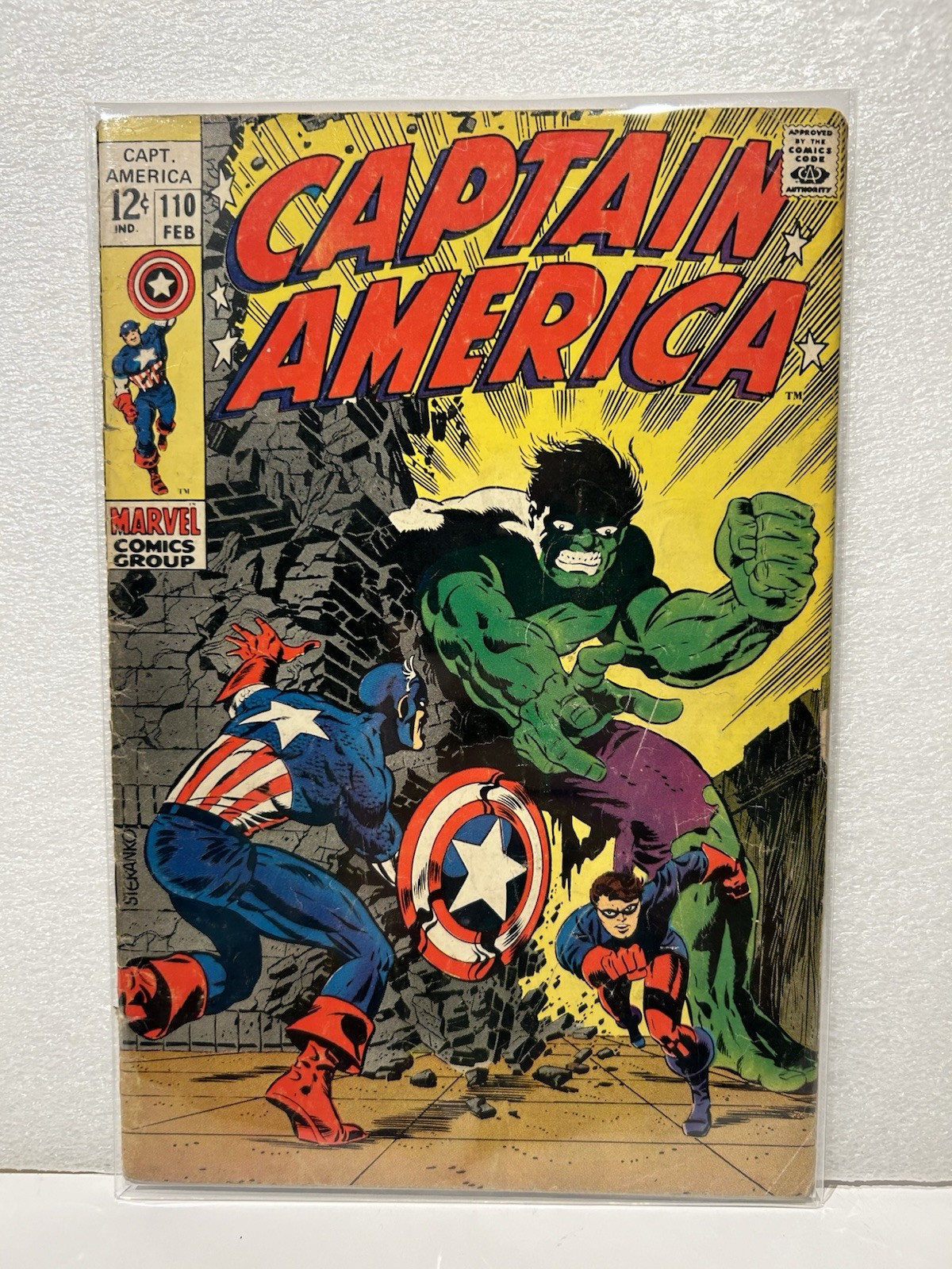Captain America #110 Hulk Battle 1st Appearance Madame Hydra/Viper