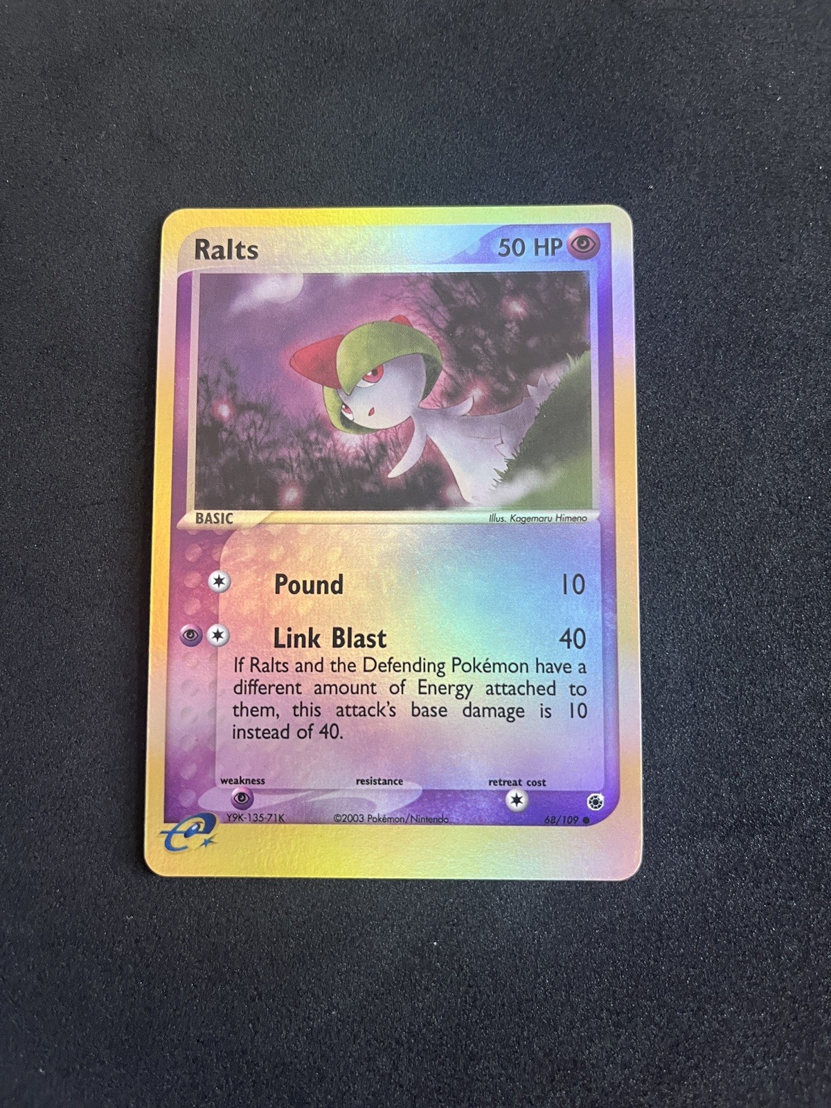 Ralts 68/109 MINT/NM Pokemon Cards Reverse Holo Rare Vintage Ruby & Sapphire 