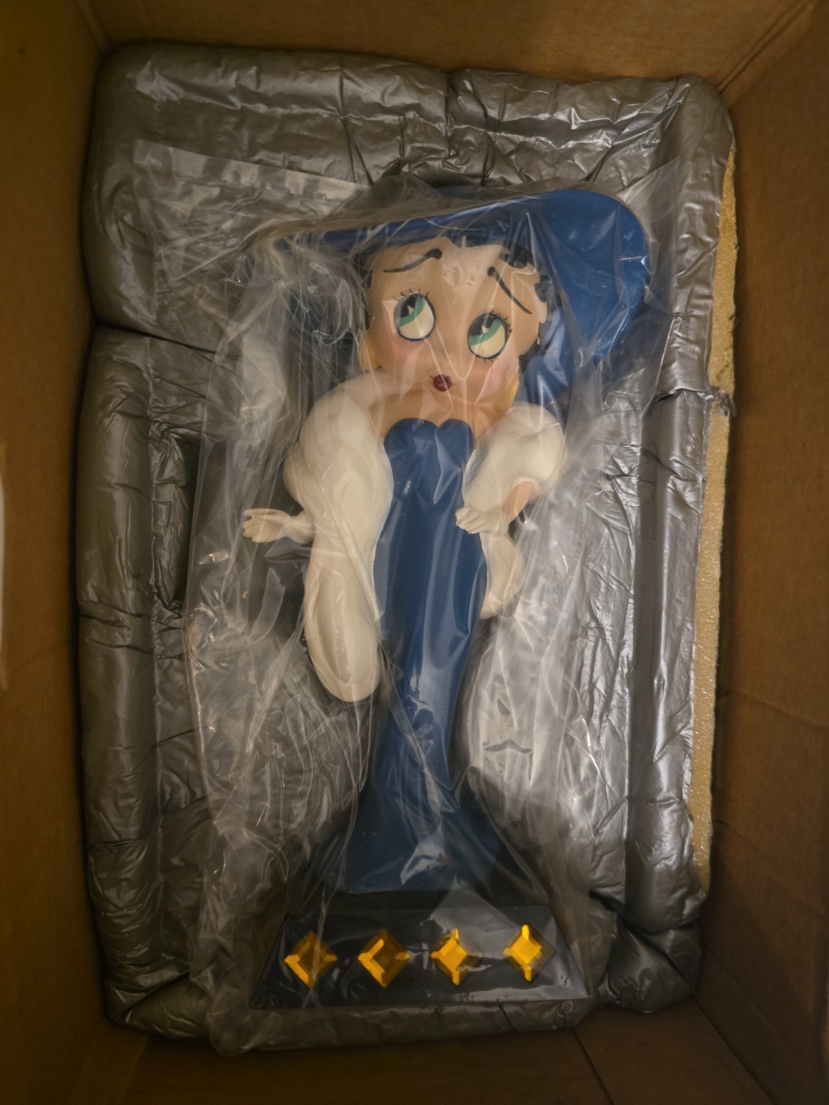 NOS RETIRED BETTY BOOP GLAMOUR GIRL FIGURINE DANBURY MINT~ 7.5\