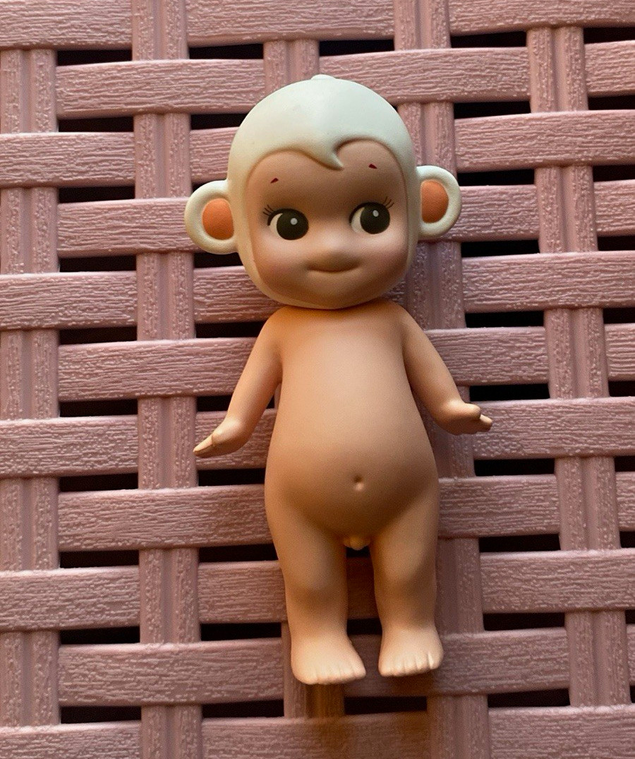 RARE WHITE MONKEY SONNY ANGEL SPECIAL COLOR *ONLY 100 MADE*