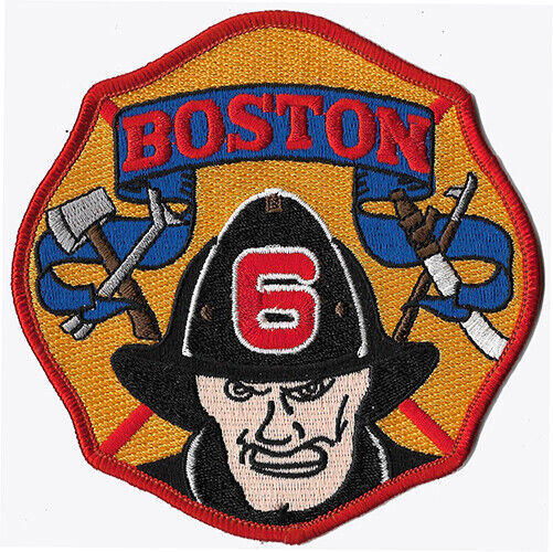 Boston Fire  Ladder 6 /  Vintage Fire Patch  NEW ..