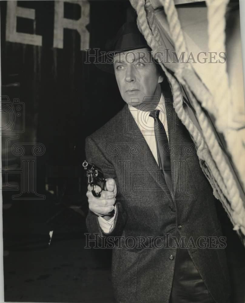1961 Press Photo Robert Taylor stars as Matt Holbrook in NBC\'s \