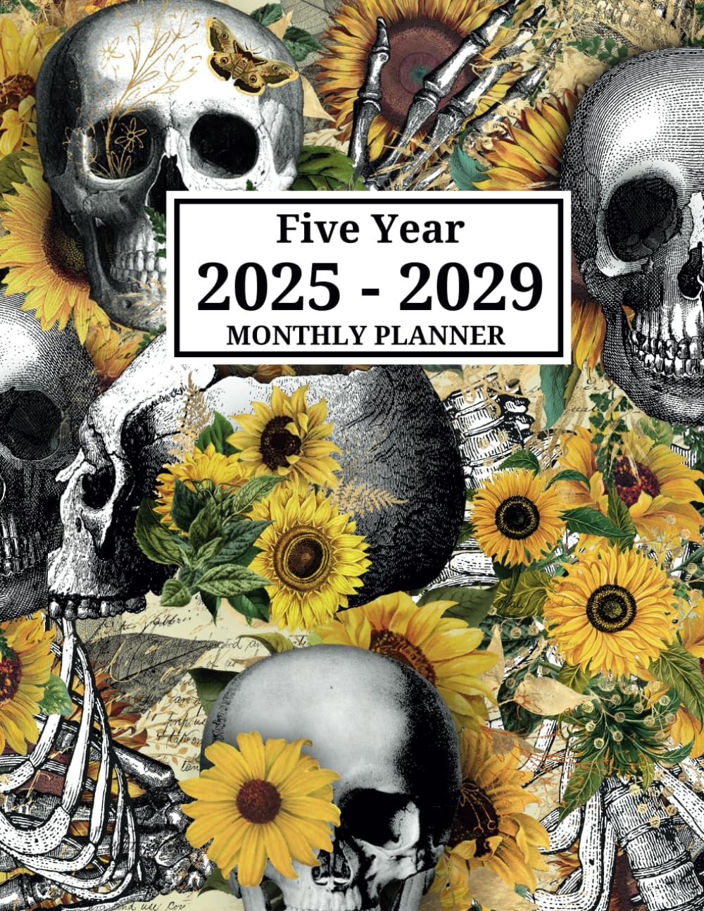 2025-2029 Monthly Planner: Five Year Calendar Schedule Organizer From January 20