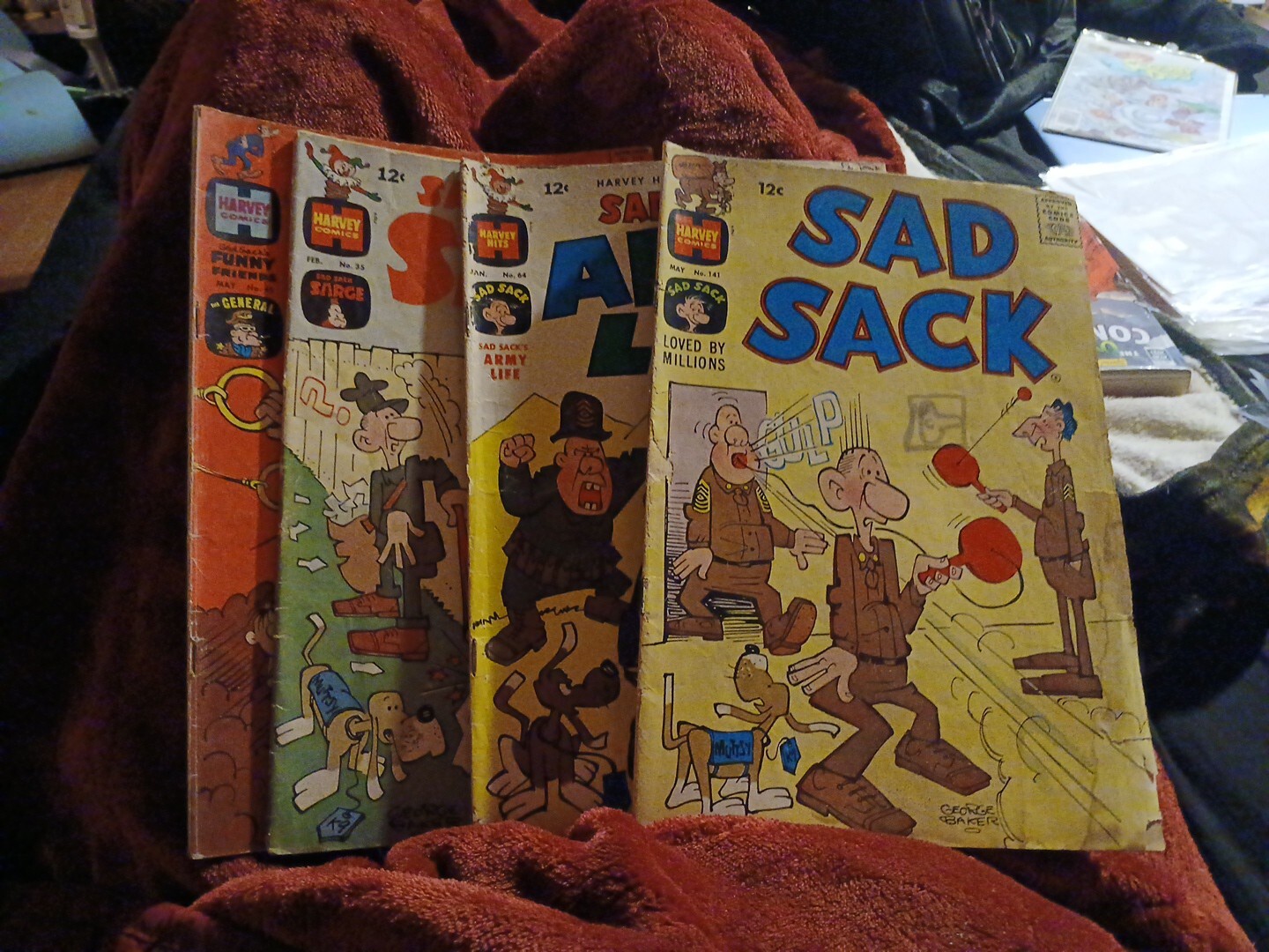 Sad Sack 141 Harvey Hits 64 And The Sarge 35 Funny Friends 45 Lot Run Set...