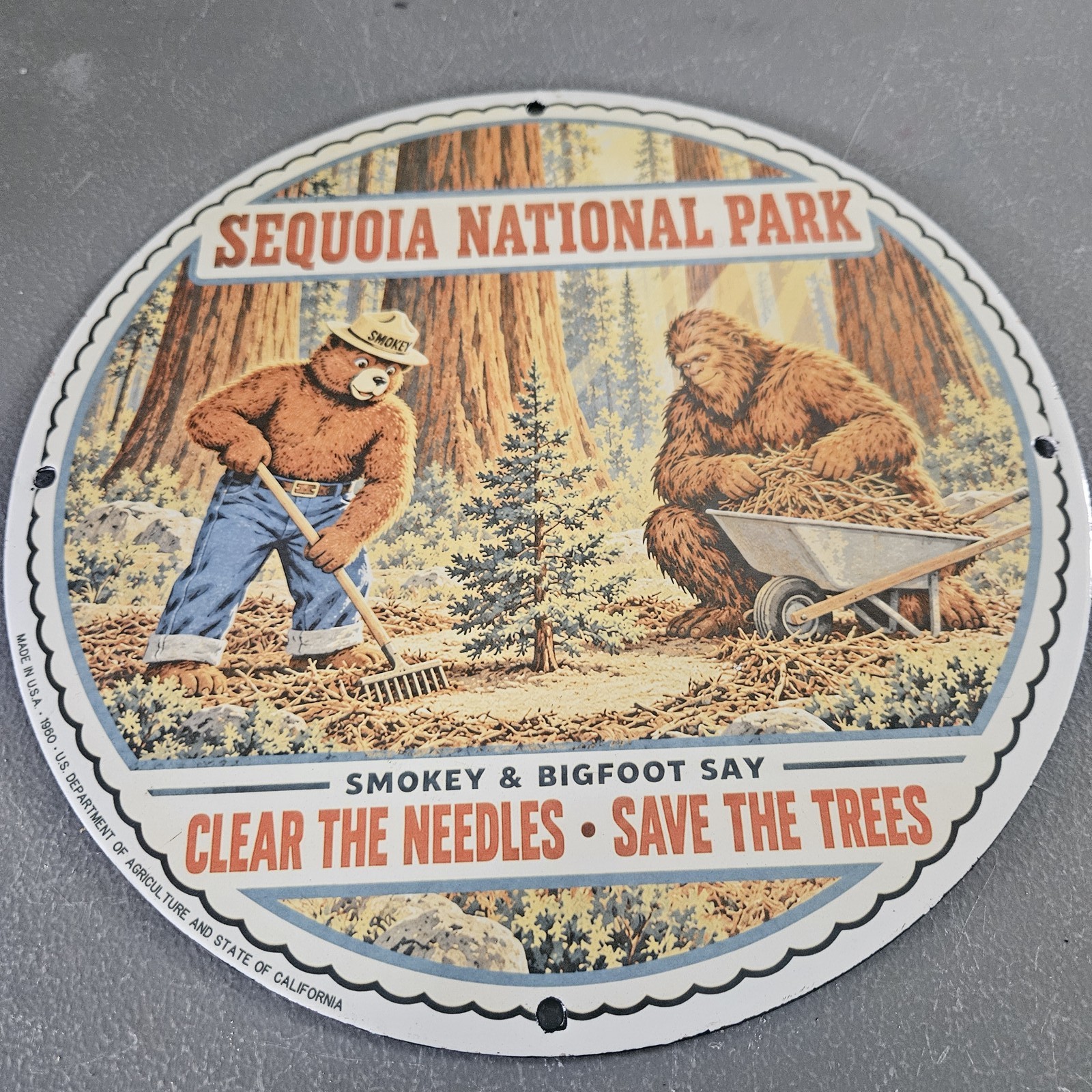 VINTAGE 1960 SEQUOIA NATIONAL PARK 12