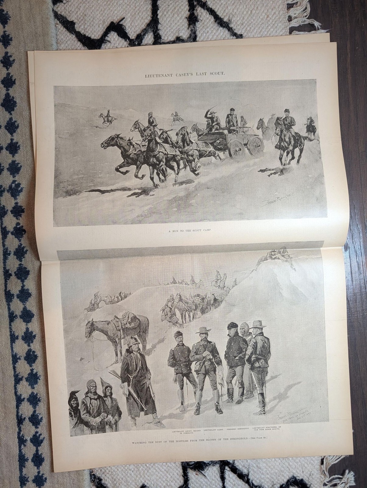 1891 Remington Cavalry Cntrfld, Lt. Caseys Last Scout, Western Reserve — Jan 31