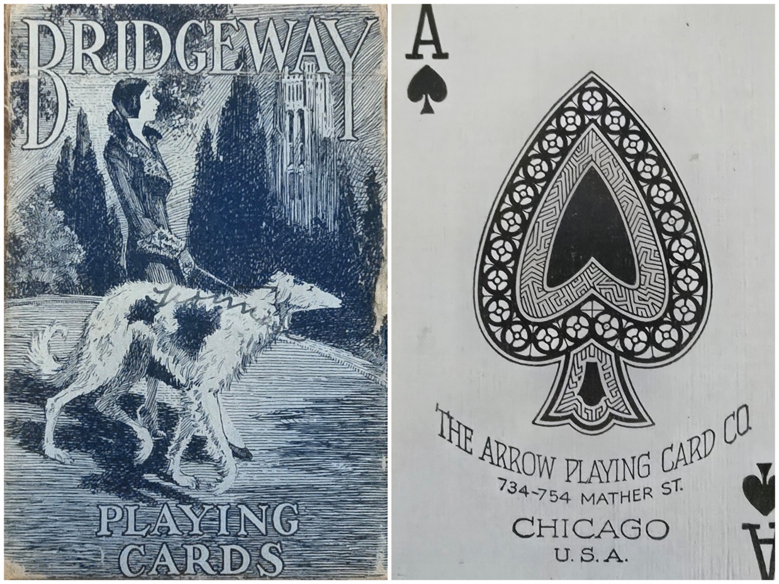 Incrediblely Rare Vintage Arrow Playing Card Co. \