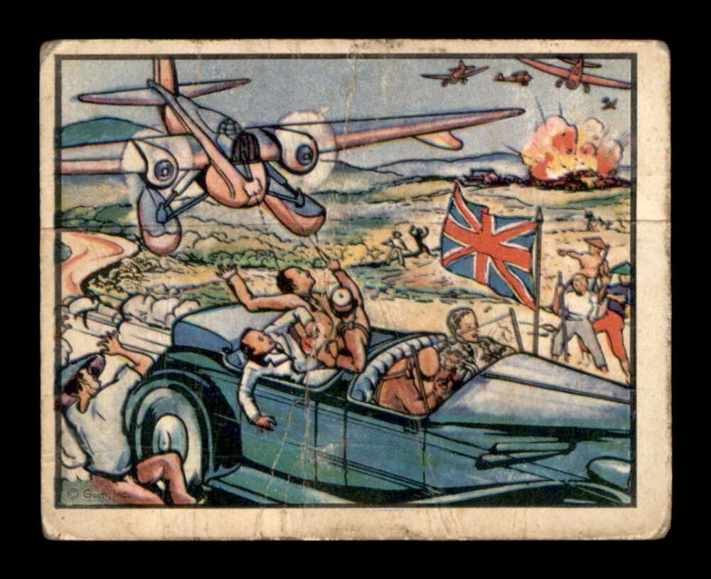 1938 Horrors of War #29 Tokio Airman Attacks British   GOOD X2793889