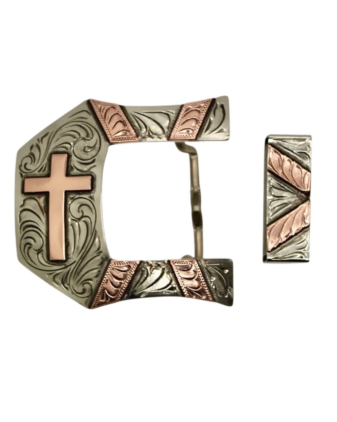 Western Ranger Belt Buckle- Hays 2 Piece Ranger W/ CROSS