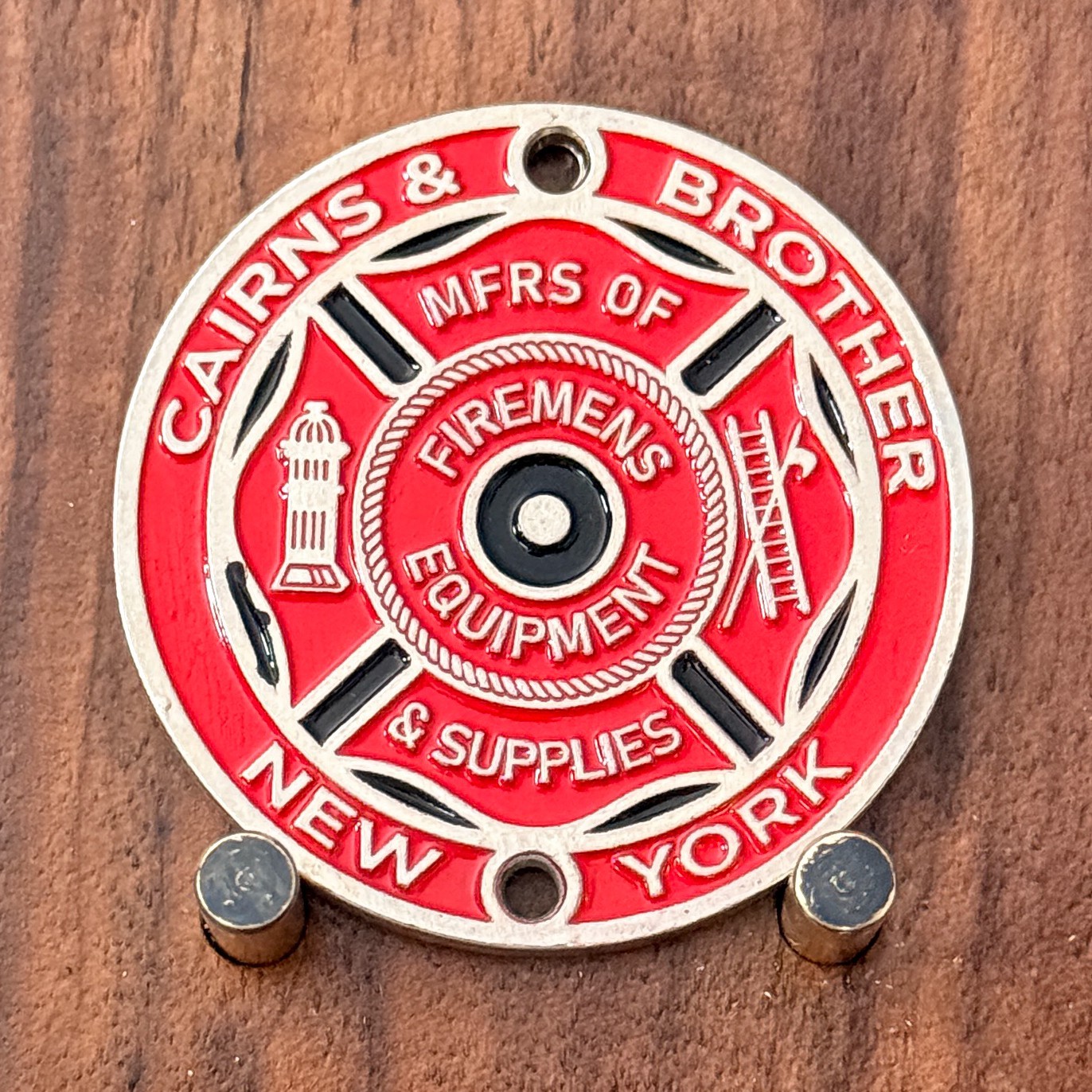 Cairns & Brother New York Firemans Equipment Challenge Coin  W#23