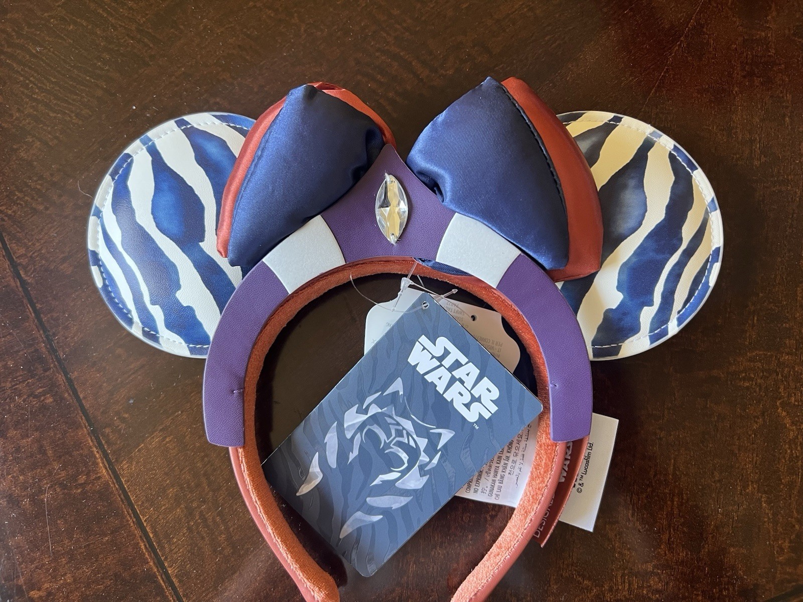 NEW 2024 Disney Parks Star Wars Ahsoka Tano Day “I Am No Jedi” Ears Headband