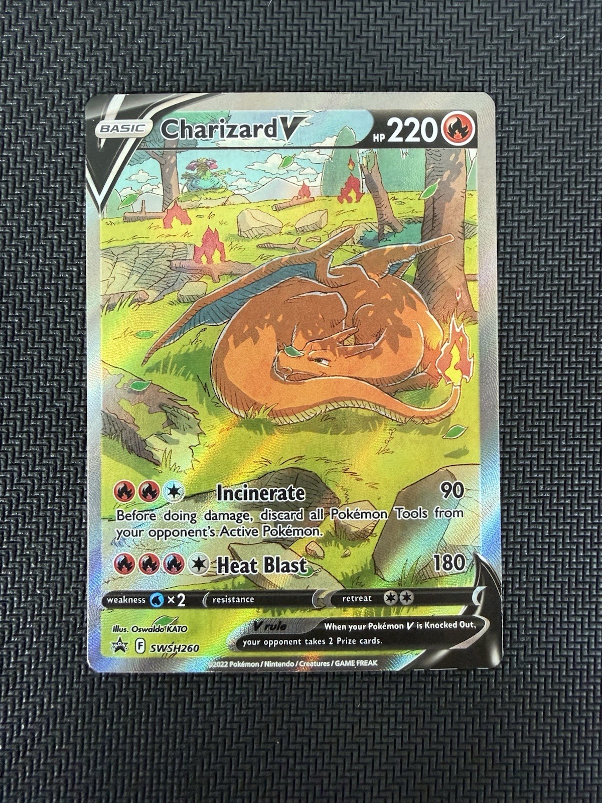 Pokémon TCG Charizard V SWSH260 Sword And Shield Promo Near Mint Condition