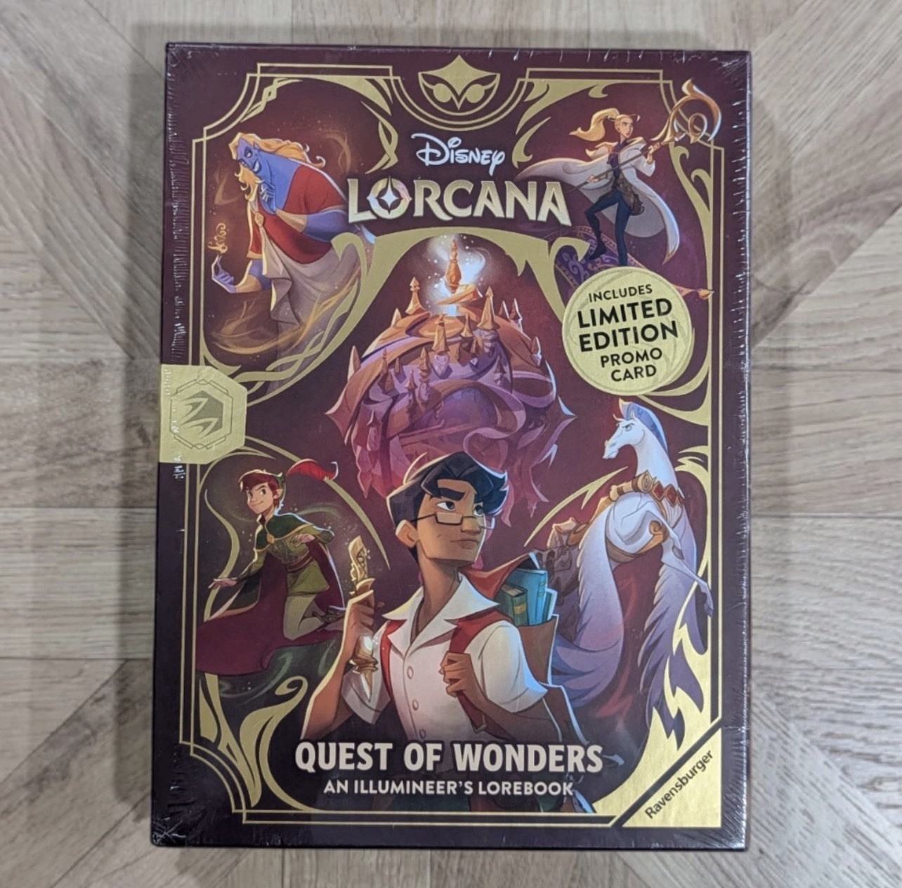 Disney Lorcana Quest of Wonders An Illumineer's Lorebook Sealed Promo Card NEW