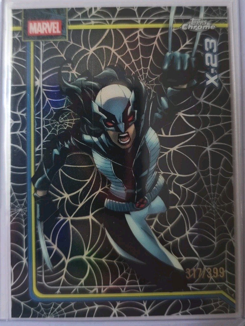 2026 Topps Chrome Marvel X-23 #200 Spider Web Refractor /399 A10