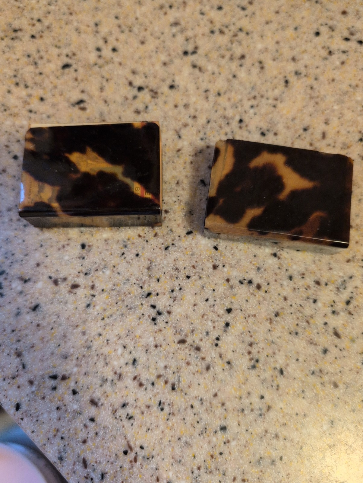 Rare~ Antique Real Tortoise Shell Matchbox Set