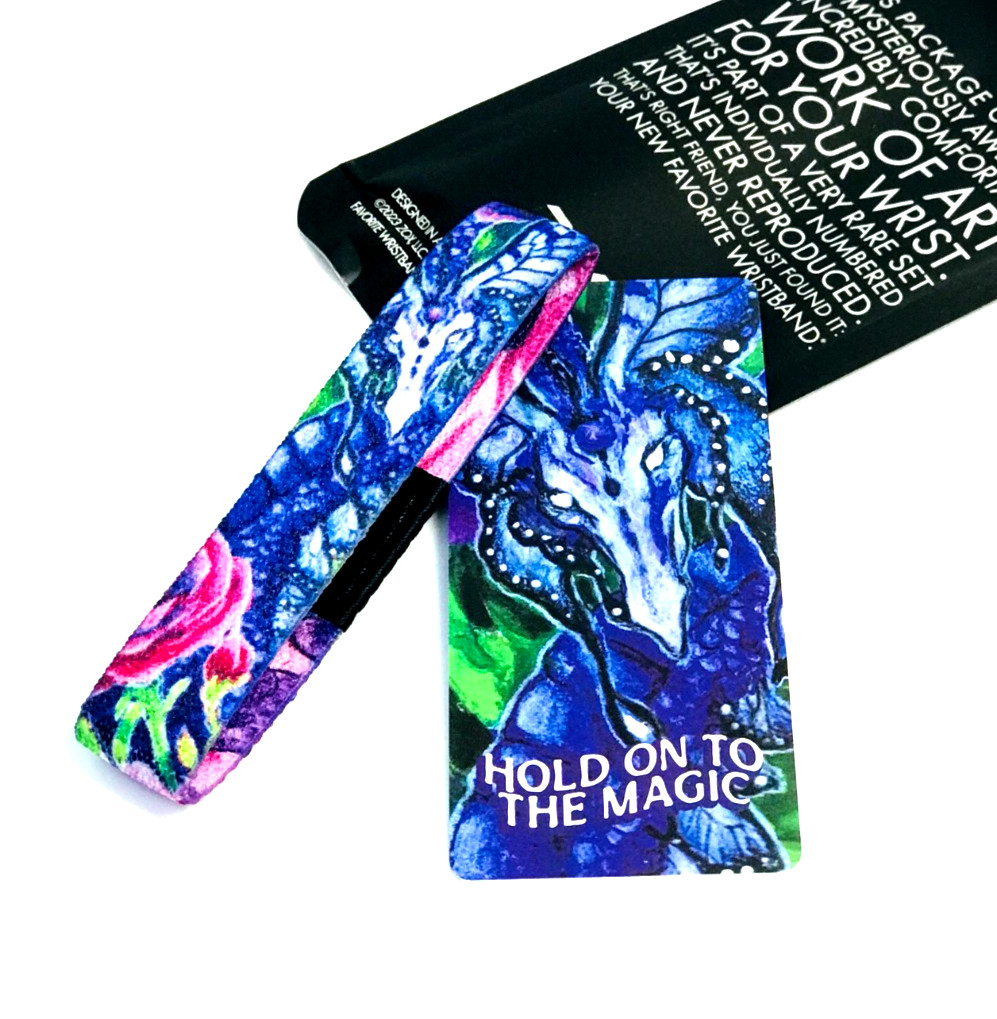 ZOX *HOLD ON TO THE MAGIC* Silver Single Mystery Med Wristband w/Card NIP DRAGON