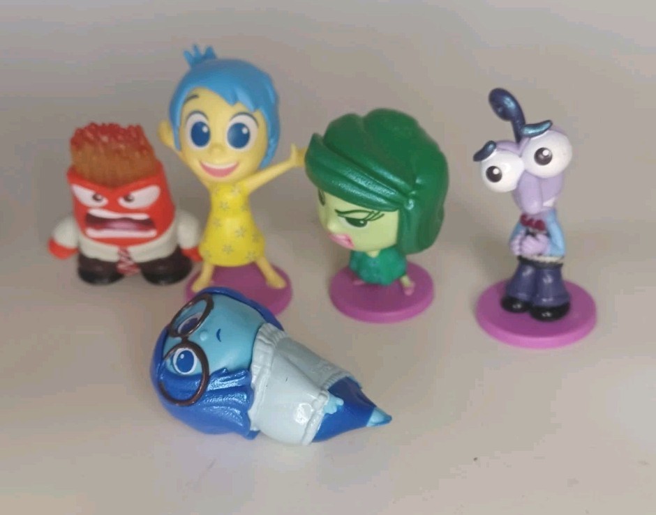 Disney Inside Out 2 Pixar  Figures Lot Of 5