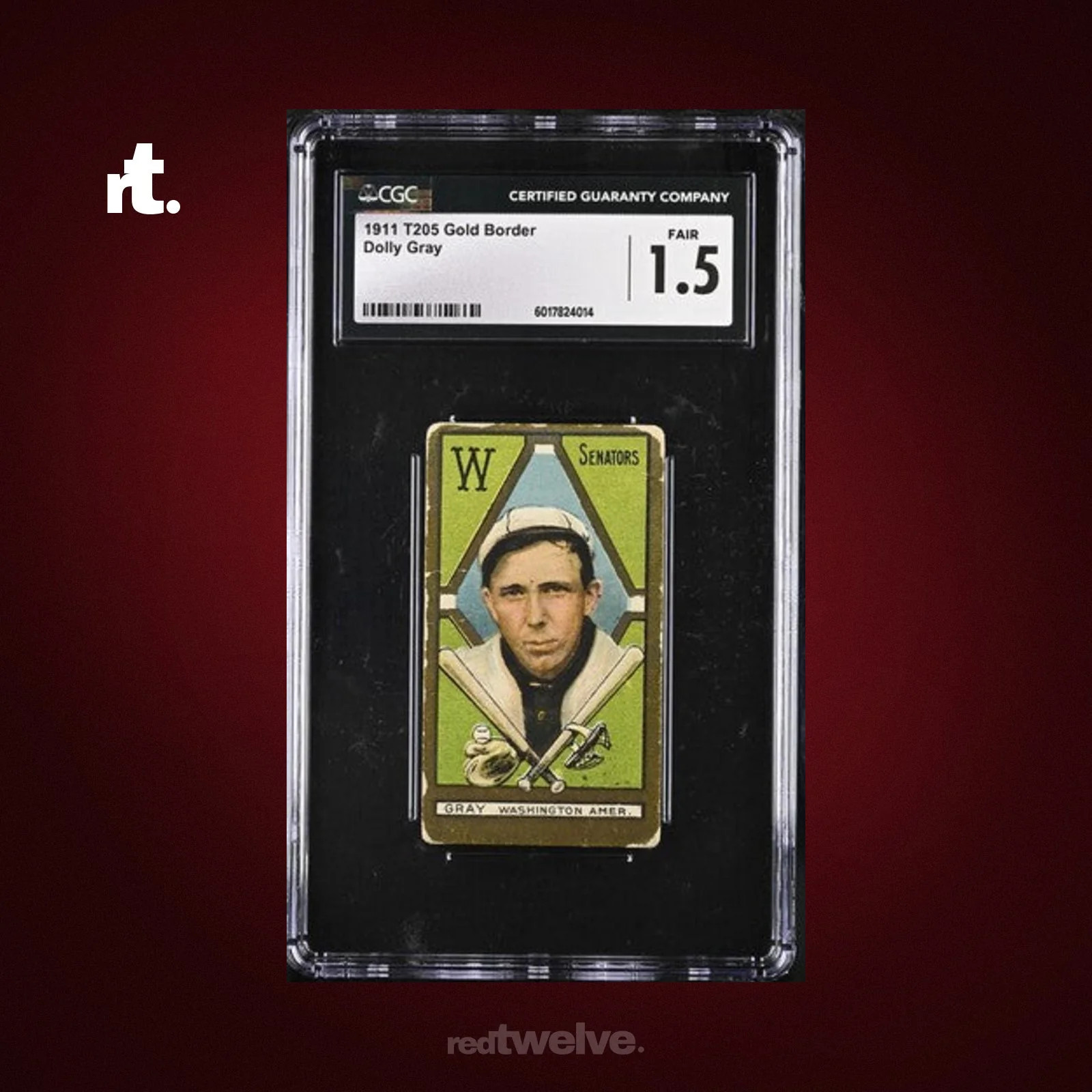 1911 T205 Dolly Gray [No Stats] Gold Border