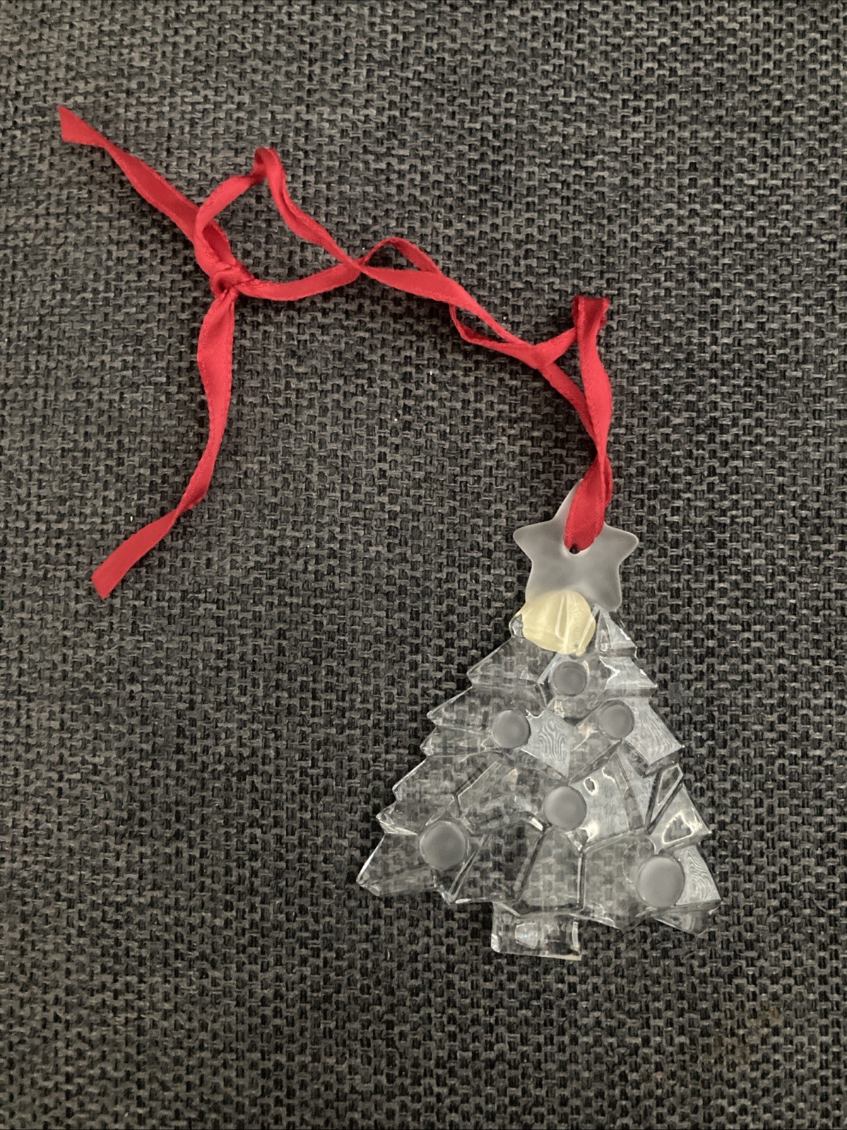 Vintage Tiffany & Co. Crystal Christmas Tree Ornament