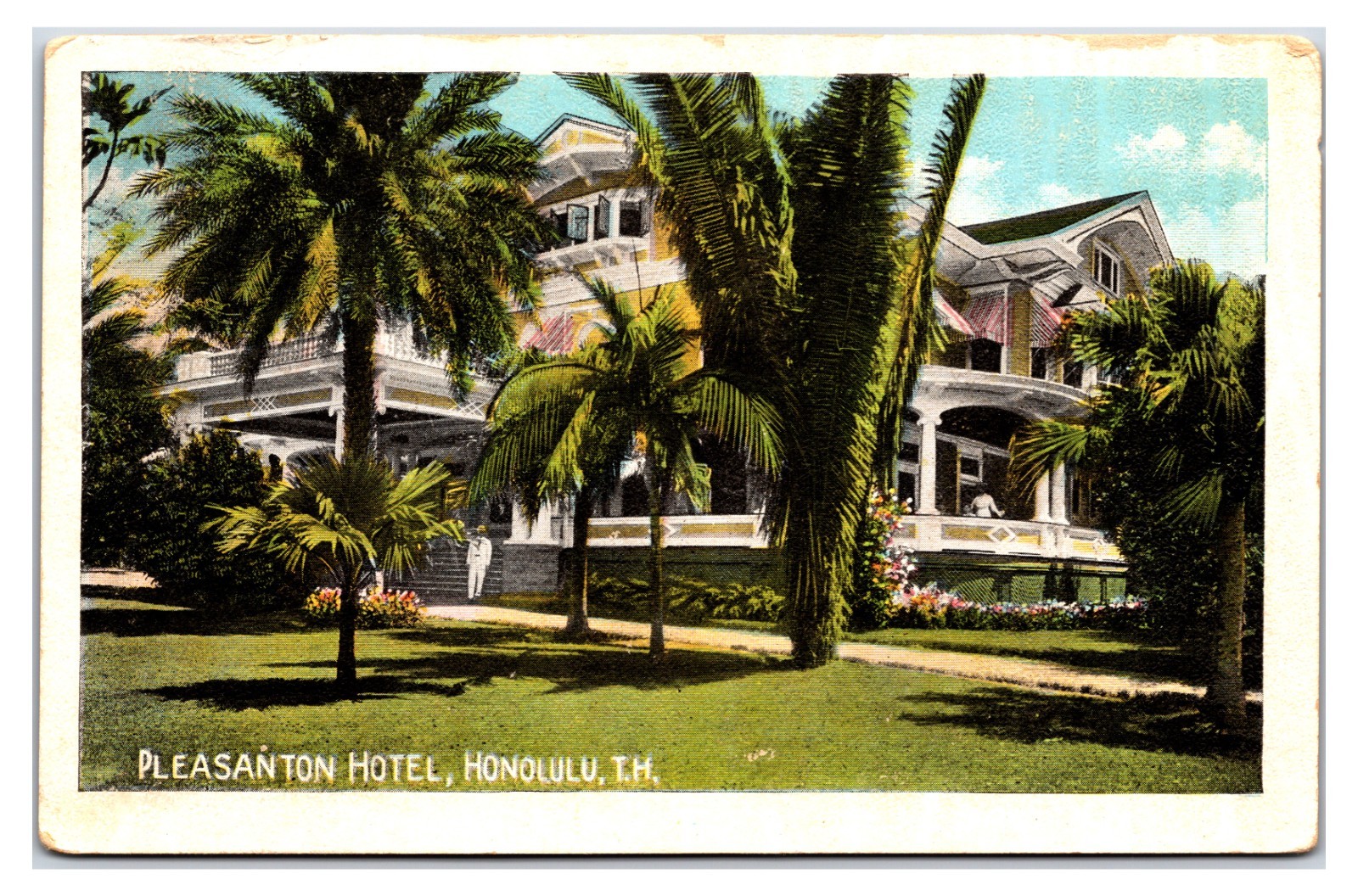 Early 1910s - Pleasanton Hotel - Honolulu, Hawaii Postcard (UnPosted)