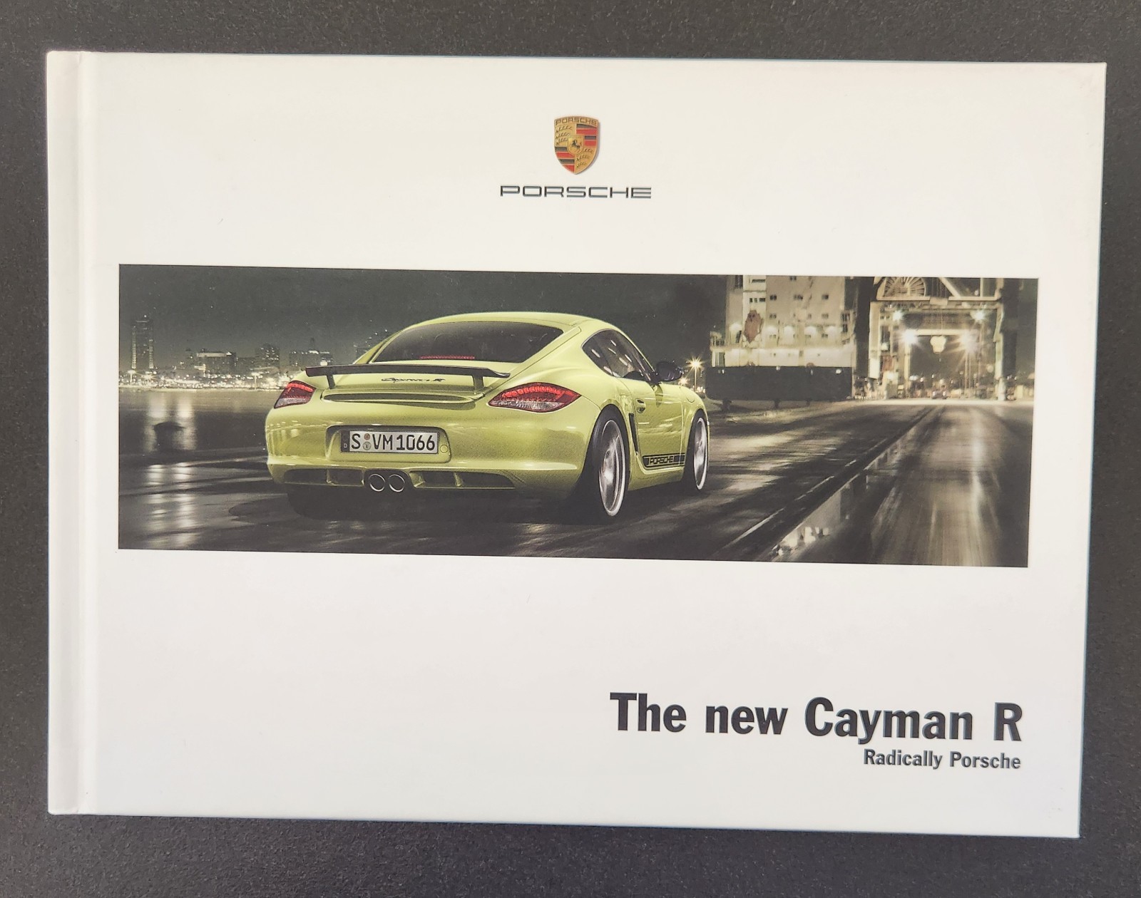 2011 Porsche Cayman R Sales Brochure  Hardcover Book 