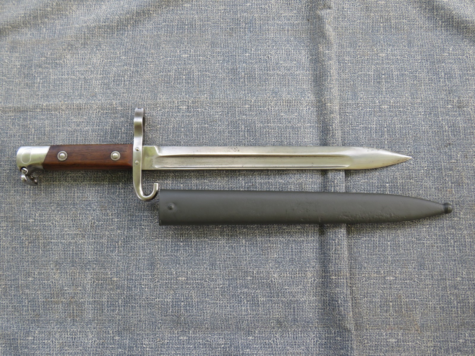 WWI HUNGARIAN M1895 FGGY NCO CAVALRY BAYONET & SCABBARD EXCELLENT CONDITION #1