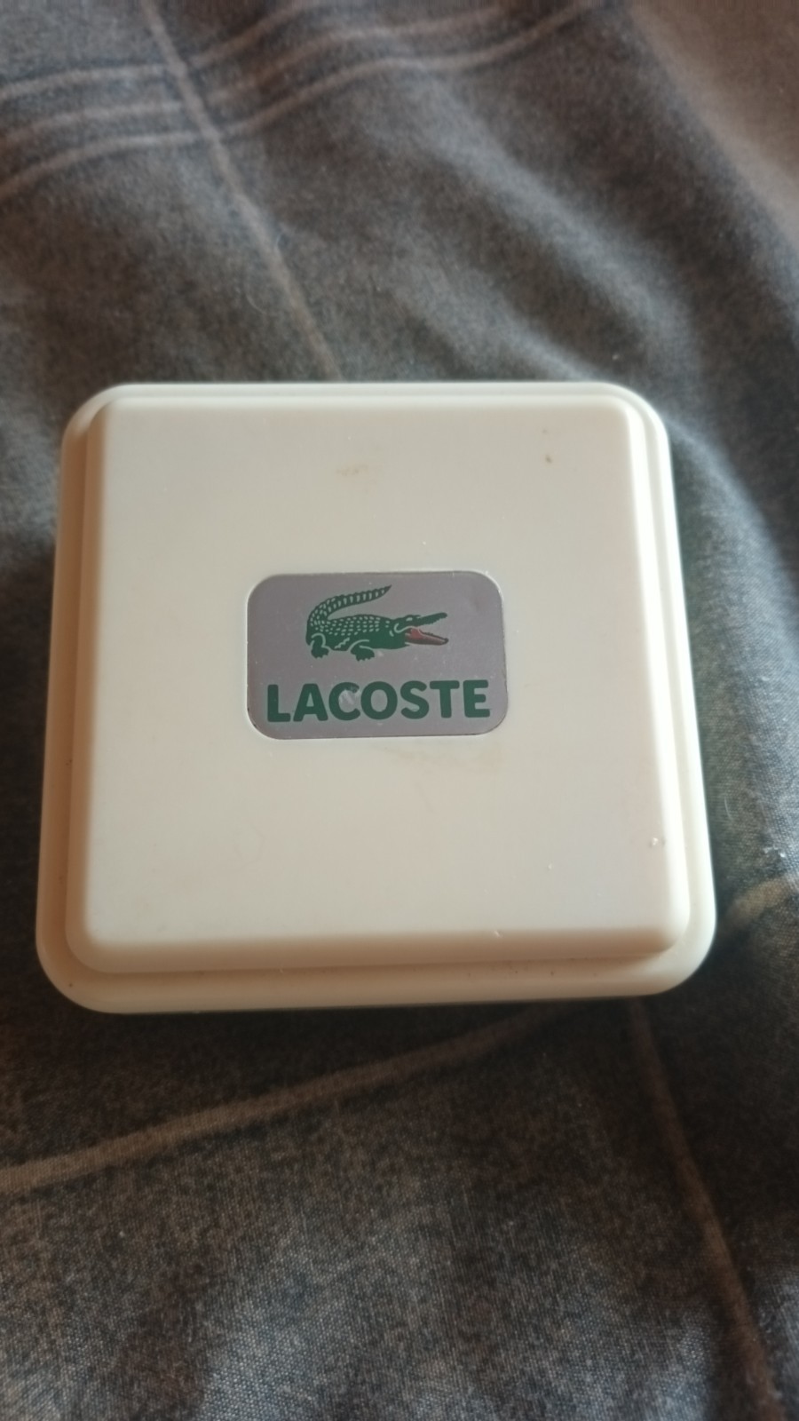 Vtg 1982 Lacoste Savon Body Soap Bar Case Boxed Set Paris France Designer 100g 