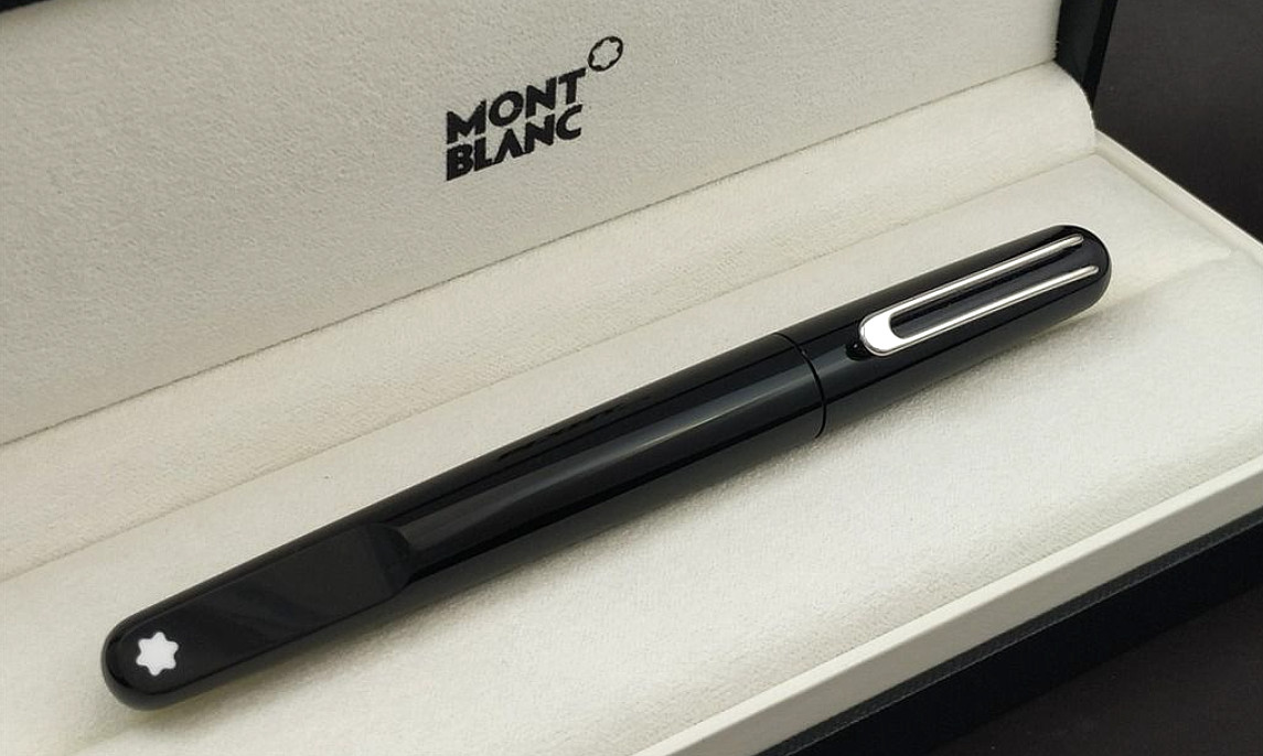 NIB Montblanc M Marc Newson Rollerball Pen Glossy Black MB117149 Full Set NIB Montblanc M Marc Newson Rollerball Pen Glossy Black MB117149 Full Set