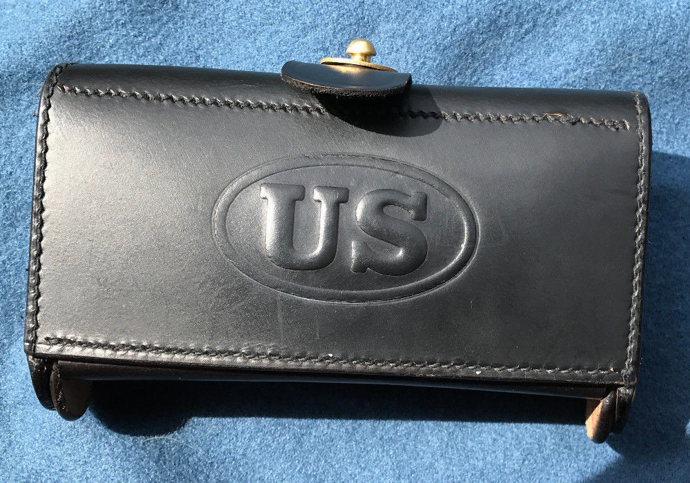 Army M1874 McKeever Leather Ammo Pouch Type 1 for .45-70 Springfield Indian Wars