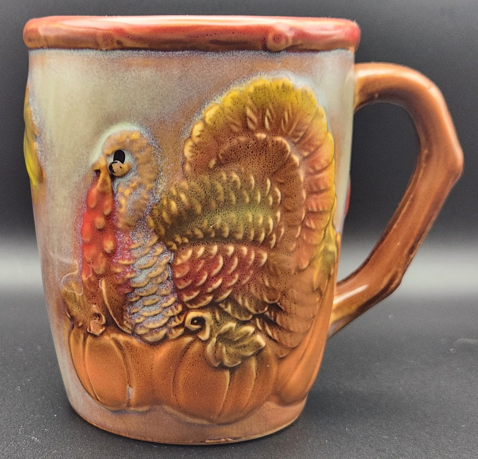 TII Thanksgiving Coffee Mug Featuring A Turkey