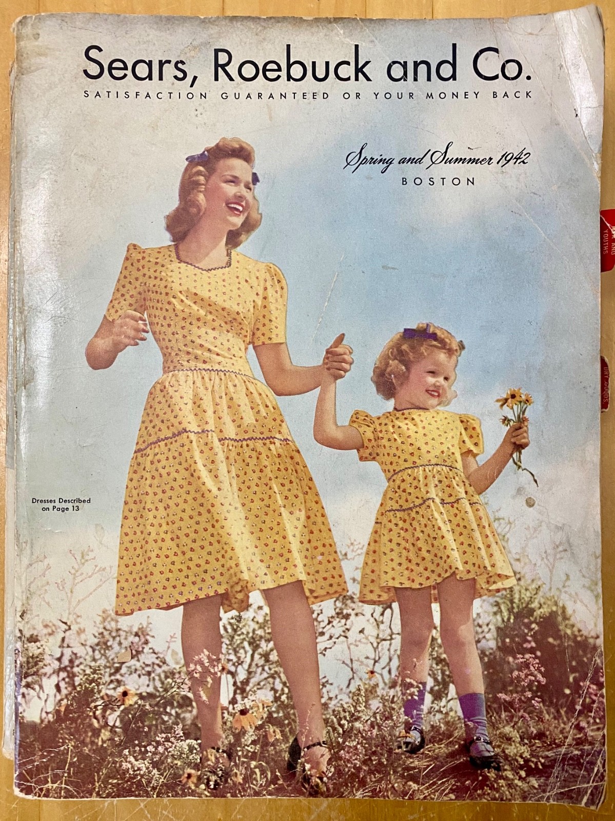 Vtg. 1942 Sears Roebuck & Co. Spring & Summer Catalog No. 184- Not a Reprint-