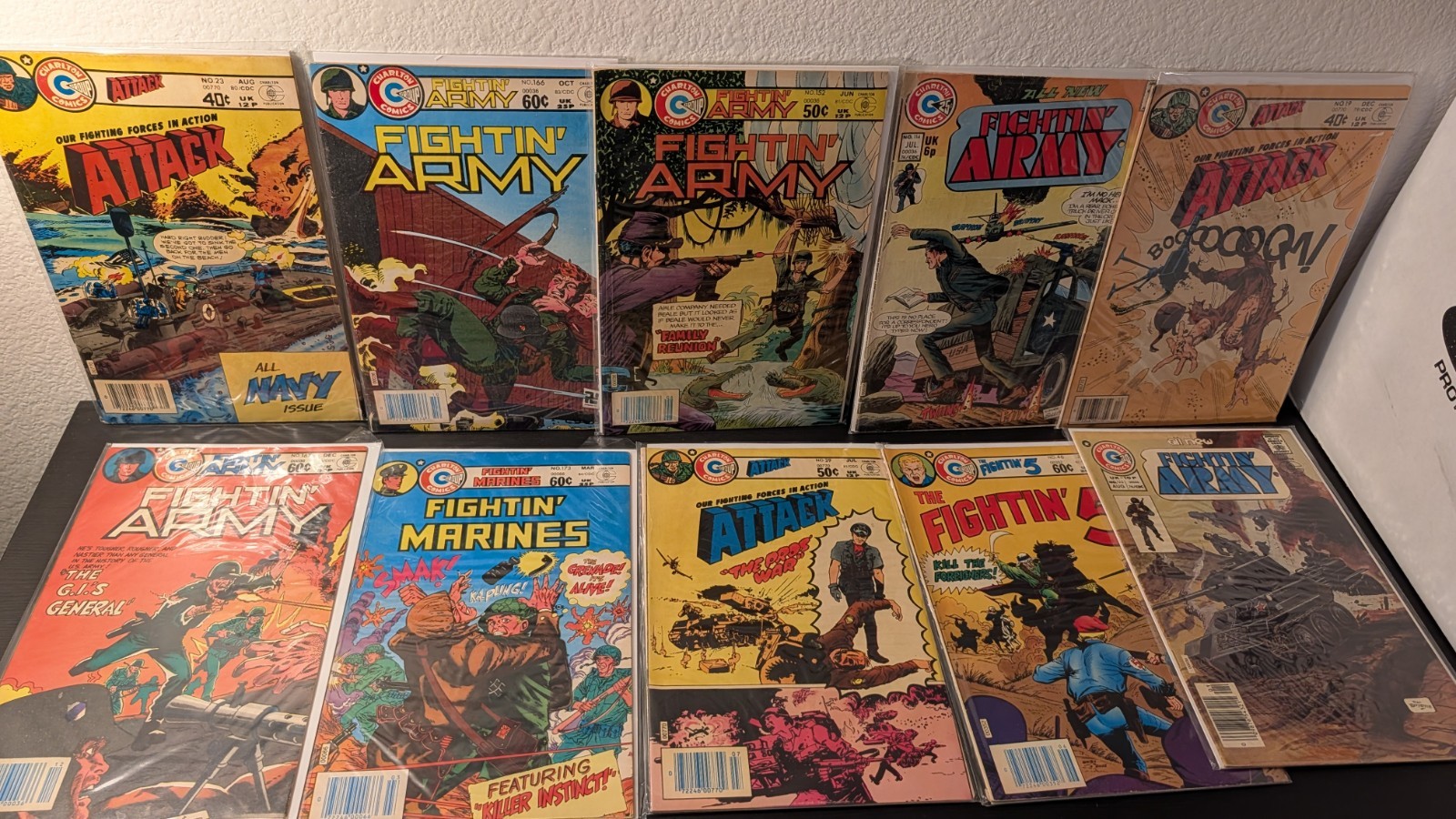 Charlton War Comics [Lot 22] | Silver Age Fightin' Army, ATTACK + More