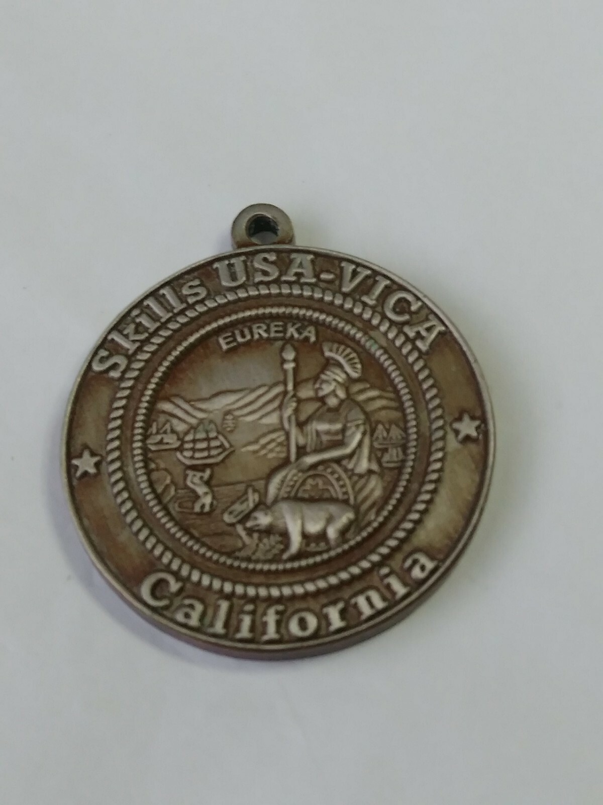Skills USA-VICA California Medallion Pendant Technical Student Organization