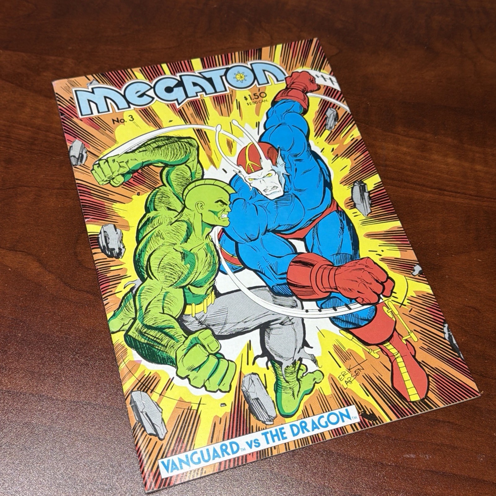 1986 Megaton 3 1st App Savage Dragon Erik Larsen Image Comics Copper Key