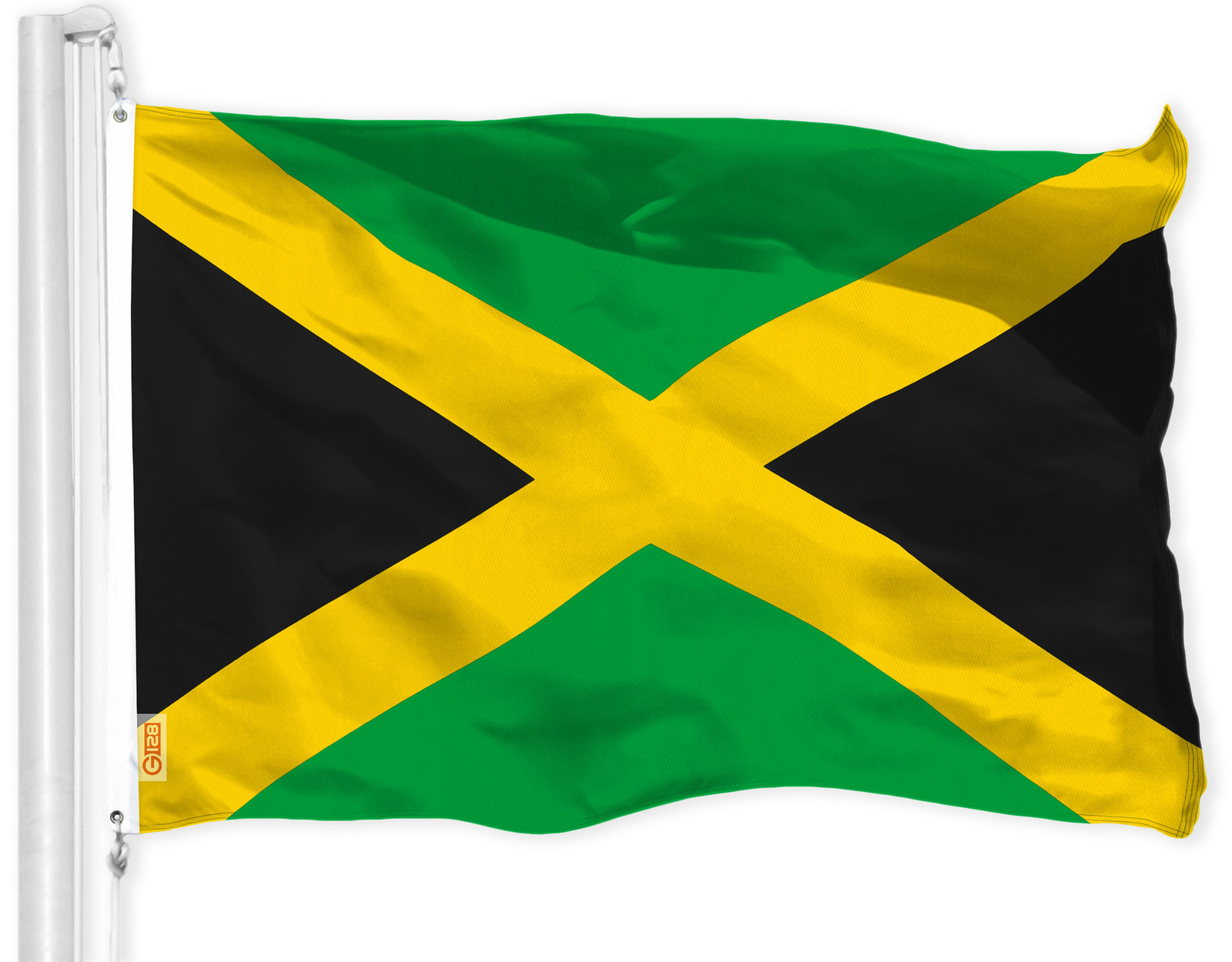 Jamaica Jamaican Flag 3x5 FT Printed 150D Polyester By G128