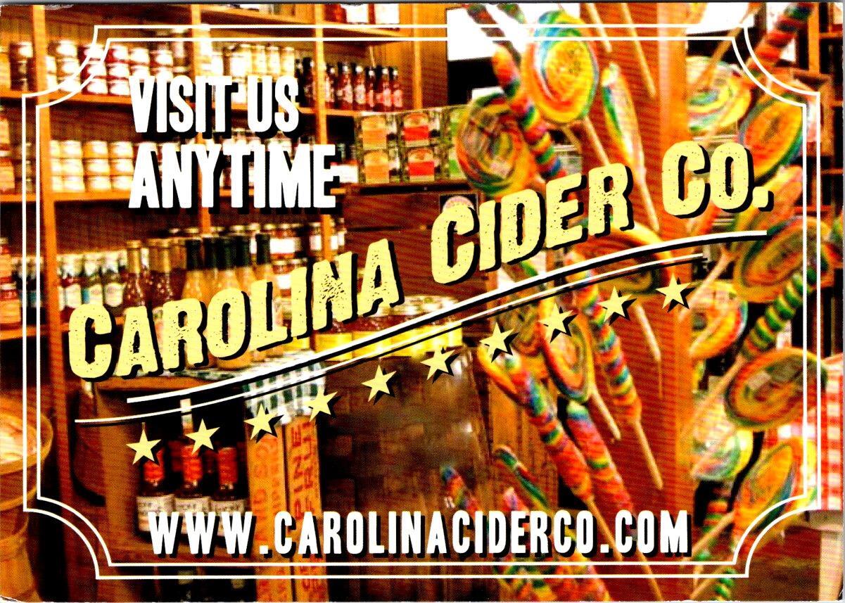 SC, South Carolina  CAROLINA CIDER CO  Pocotaligo~Gardens Corner 4X6 Ad Postcard