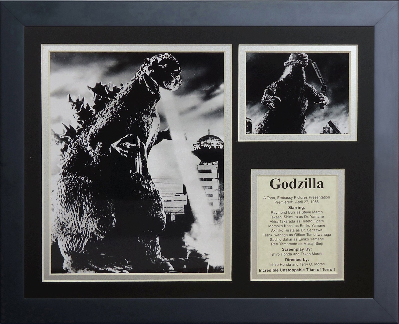 Legends Never Die Godzilla Framed Photo Collage 11 x 14-Inch 16241U