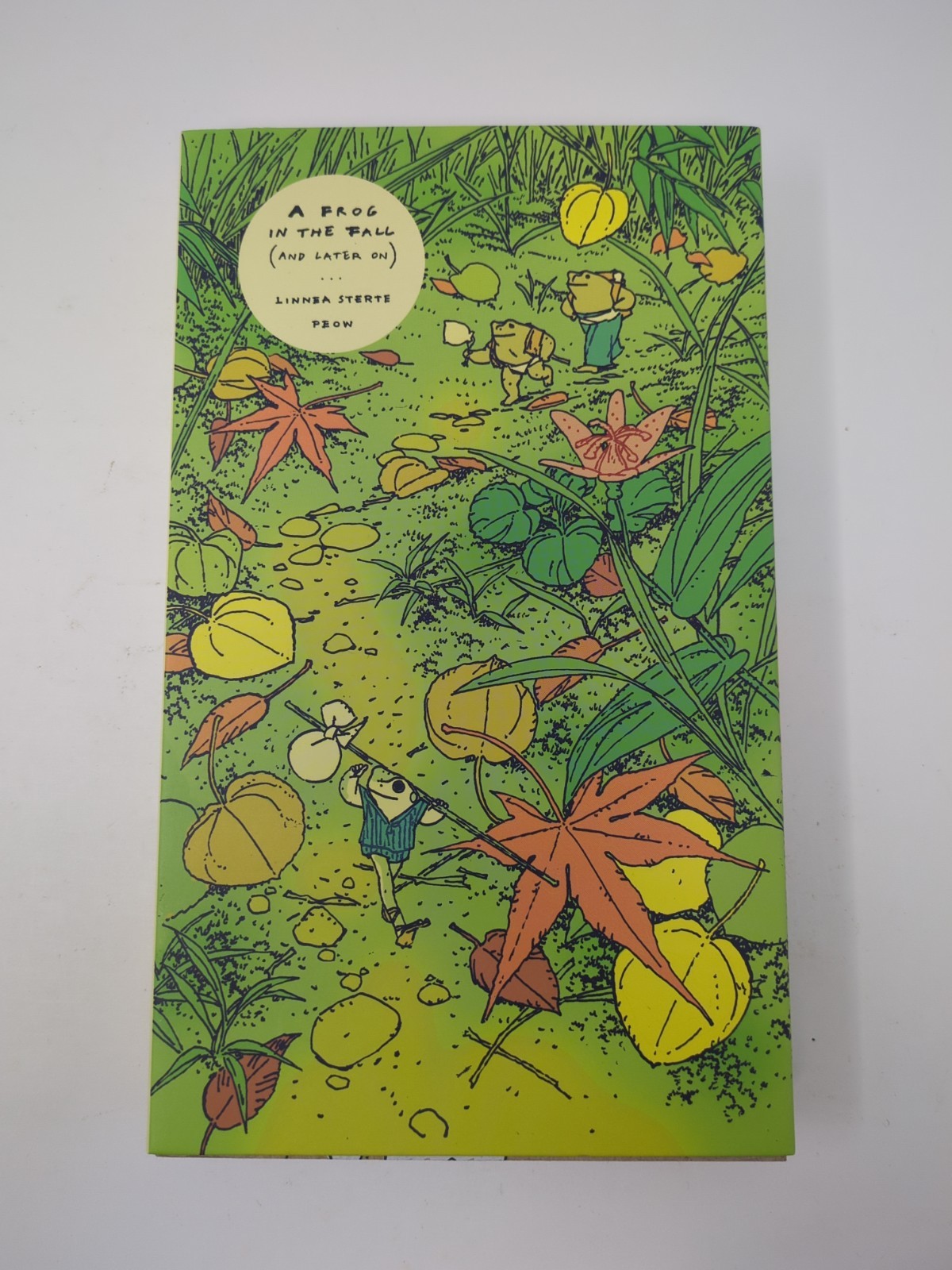 A Frog in the Fall (And Later On) Hardcover Slipcover Sterte 2023 Peow Studio
