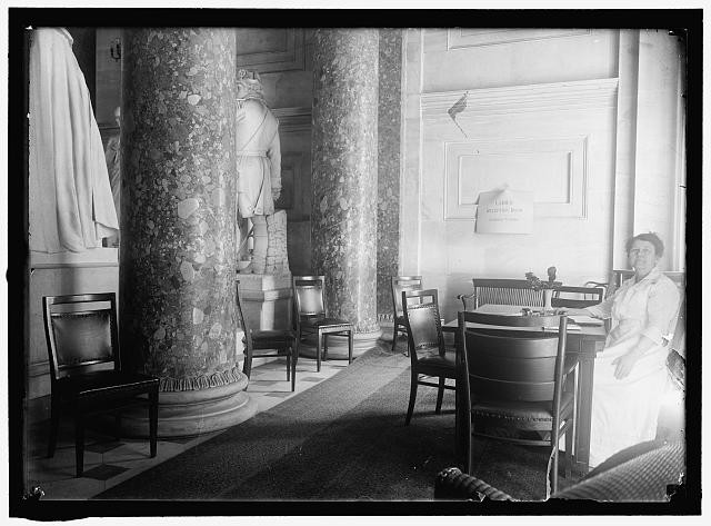 Washington DC United States Capitol Ladies Reception Room 1912 Interior