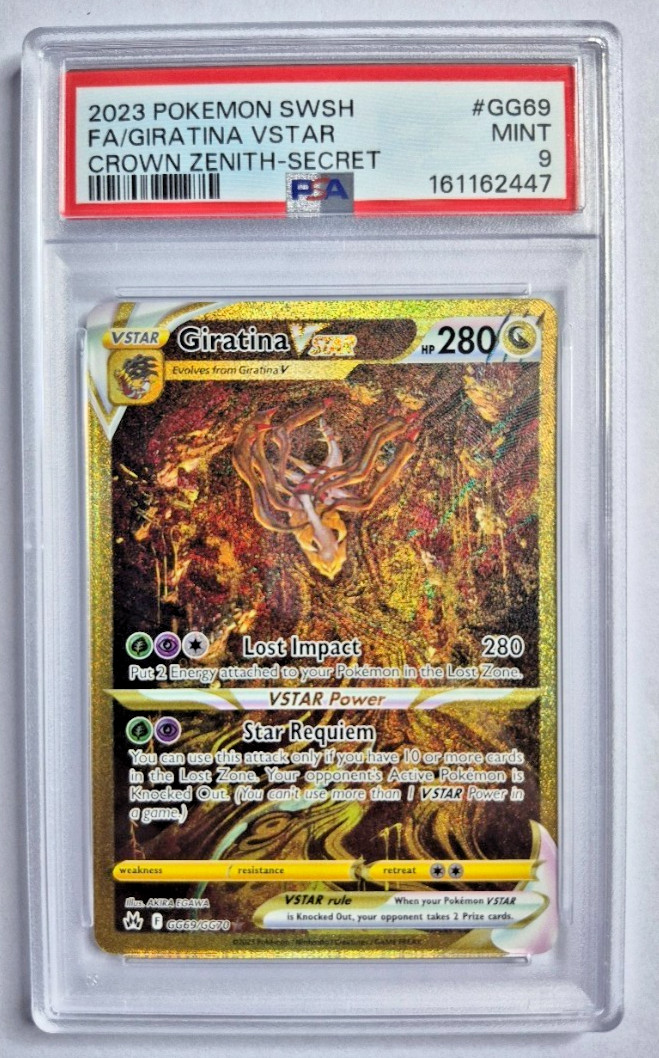 2023 Pokemon SWSH FA/Giratina Vstar Crown Zenith-Secret #GG69 Mint PSA 9