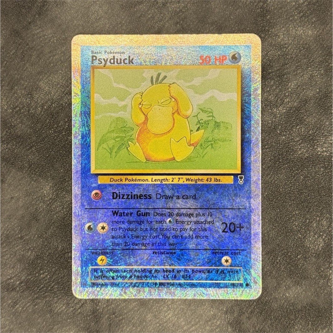 Pokemon Psyduck Legendary Reverse Holo English