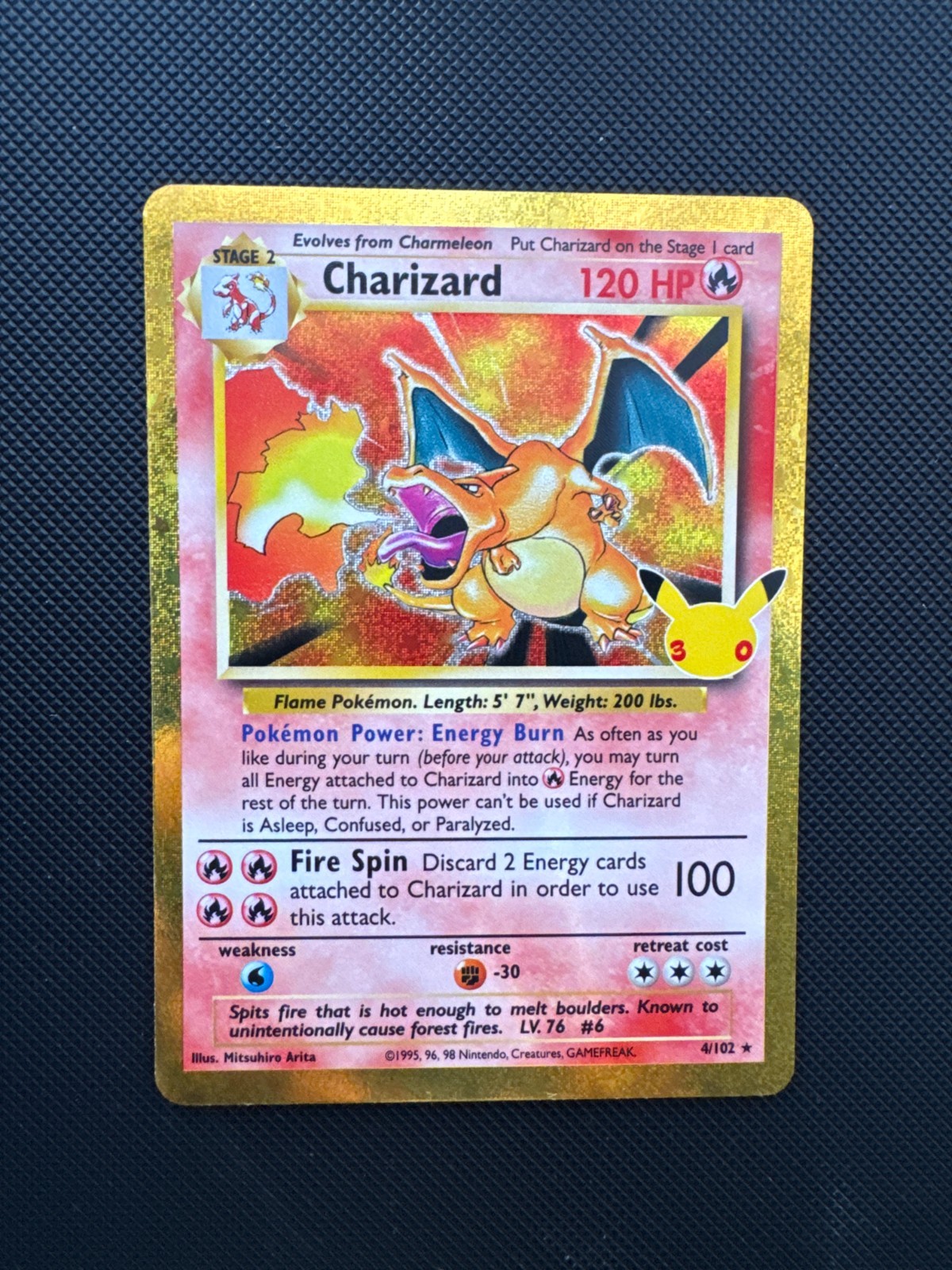 Pokemon TCG 30th Anniversary Classic Collection Charizard 04/102 NM