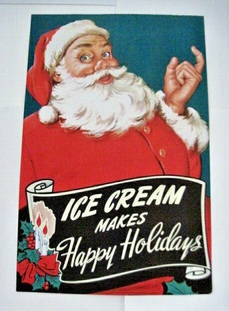 Fantastic Vintage Christmas Ad Print \