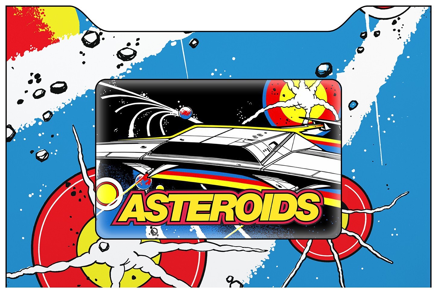 Arcade1up Asteroids Lit Riser Front Replacement 