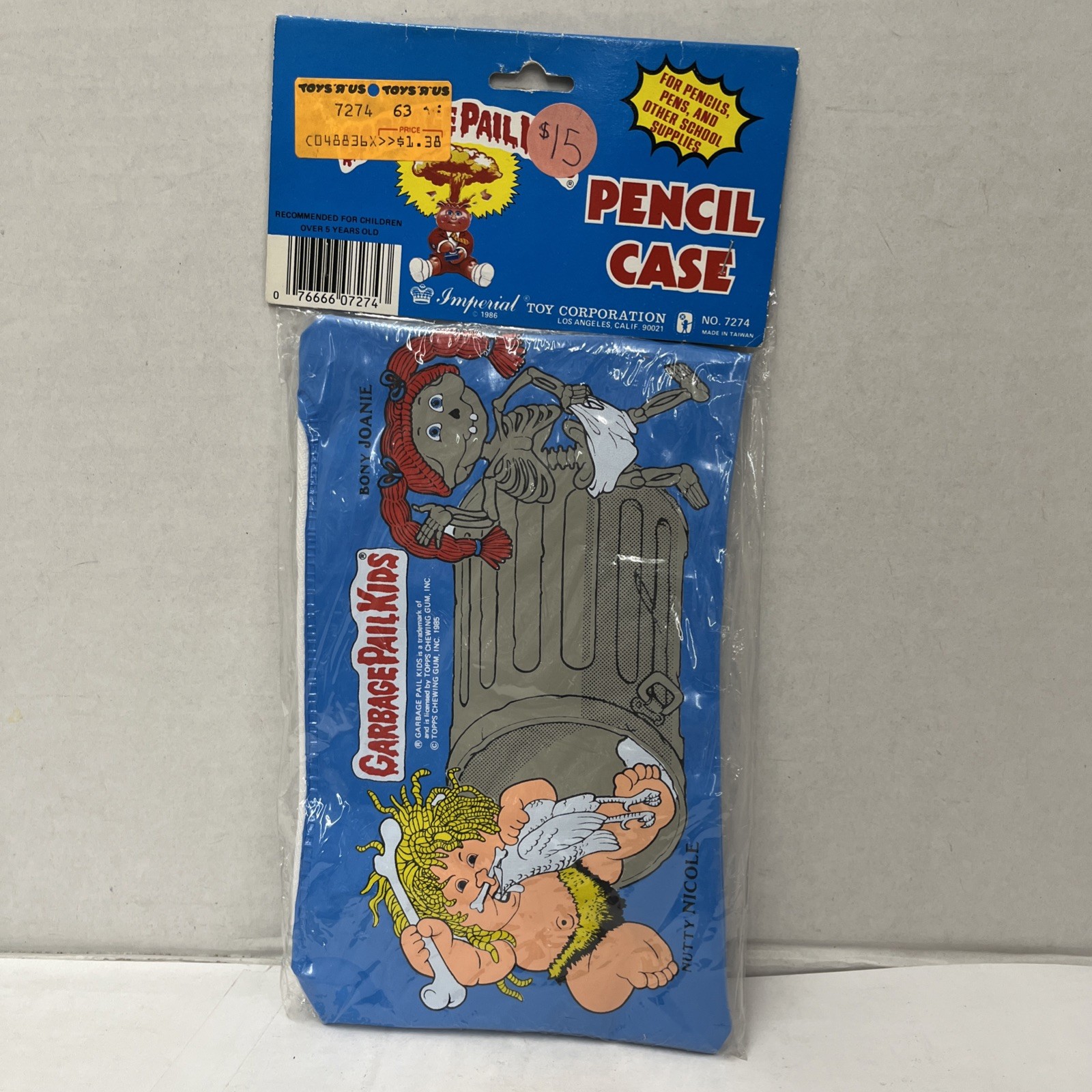 Vintage 1985 Garbage Pail Kids Pencil Case