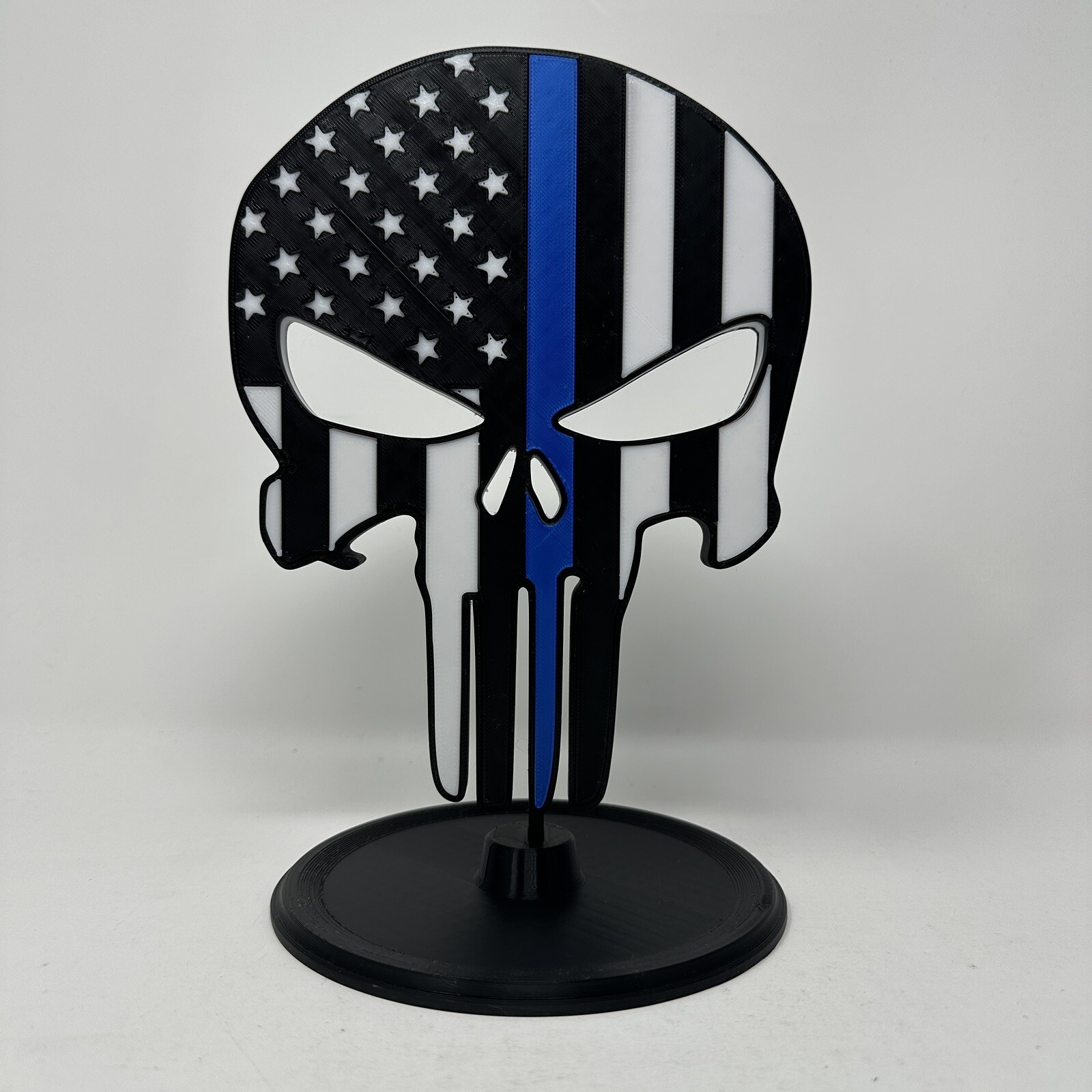 3D Printed  PUNISHER  (BACK THE BLUE) Fan Sign