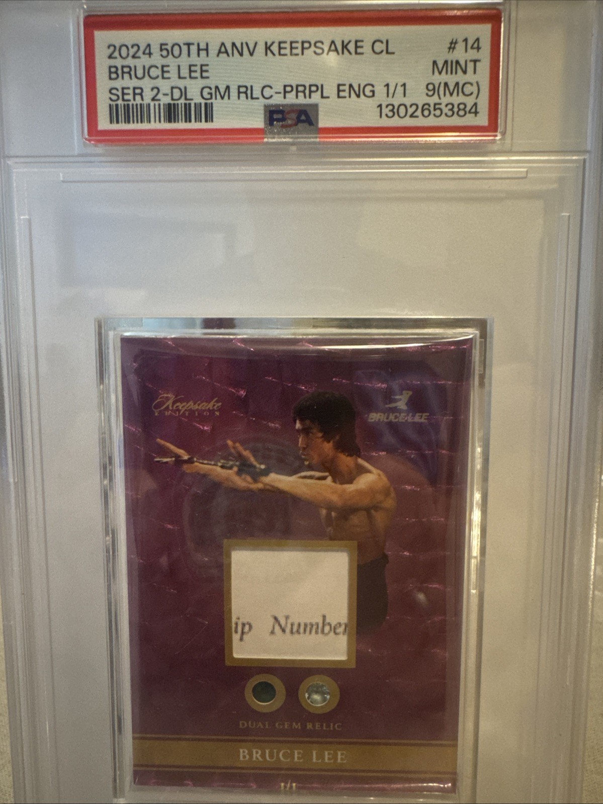 2024 50th Anniversary Keepsake CL Bruce Lee Ser 2-DL GM RLC-PRPL ENG 1/1