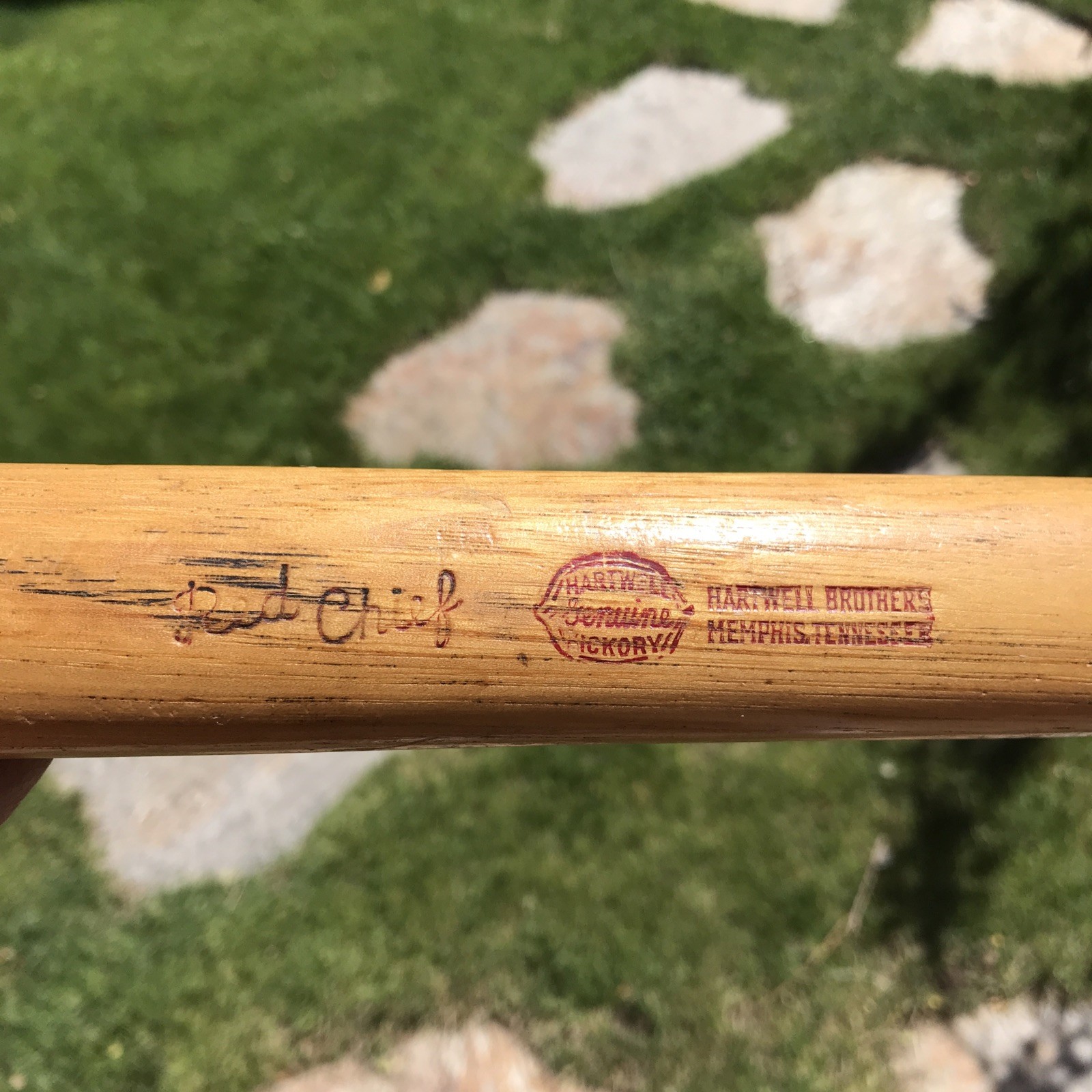 Vintage Hickory RED CHIEF Hartwell Brothers Memphis TN 36