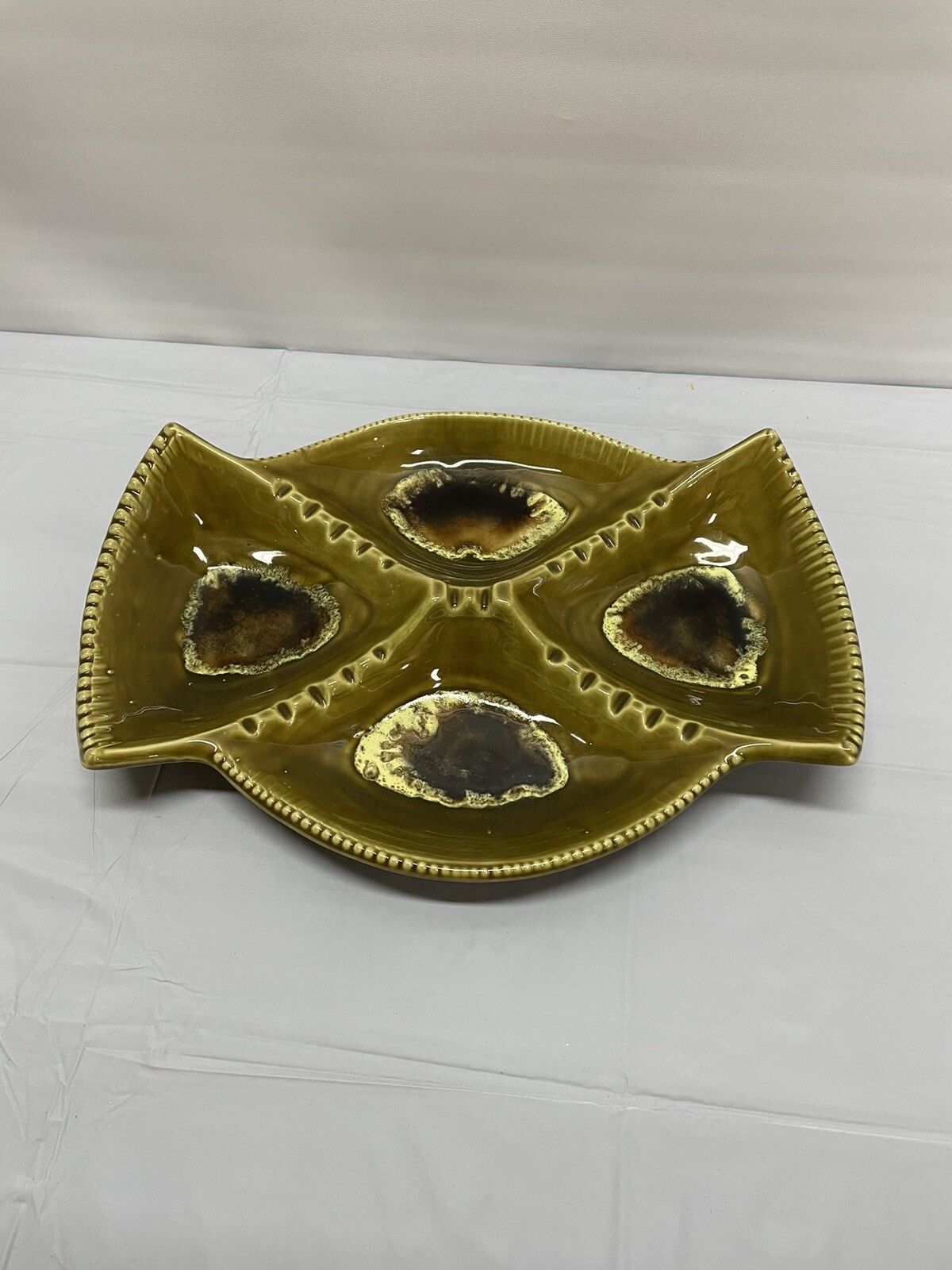 Vintage Large Ceramic ashtray usa mid centry